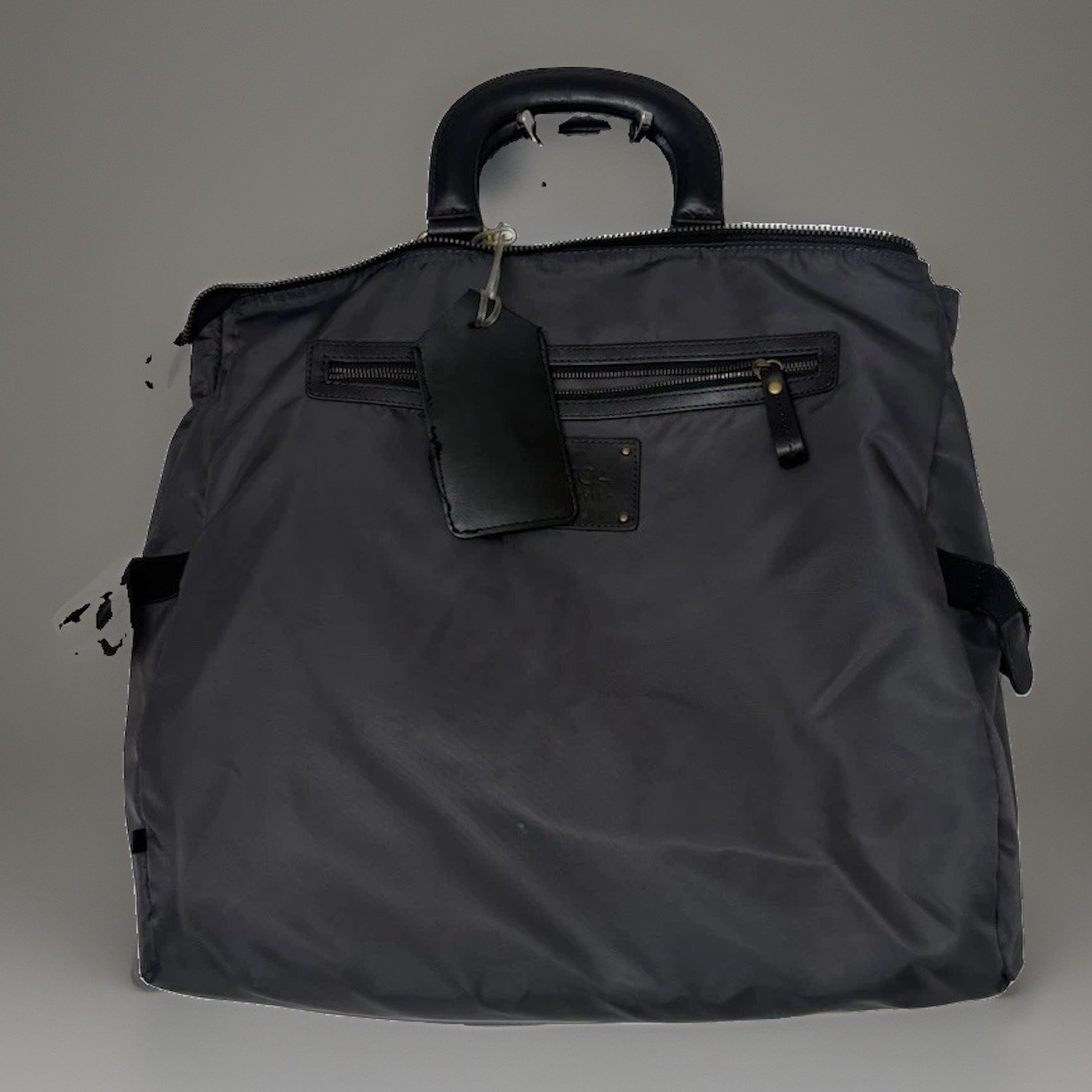 Vintage Leather BOSCA black leather Attache Briefcase travel Bag W/ Laptop Case
