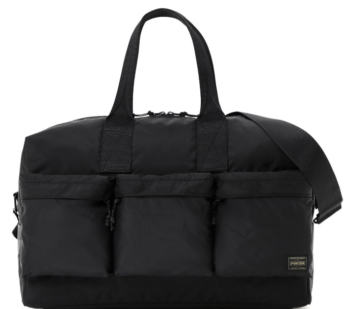 Yoshida PORTER FORCE 2WAY DUFFLE BAG 855-05900 Black size 48×28×18cm new japan