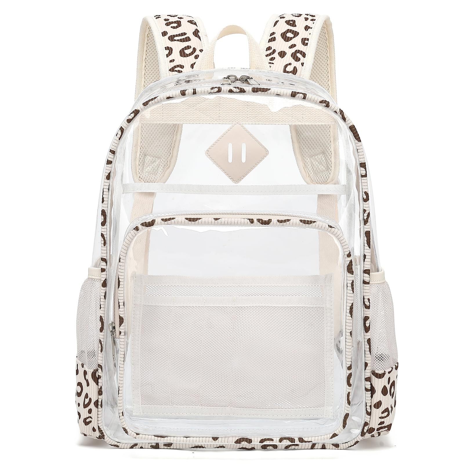 Xunteny Clear Backpack for Girls Women School Bookbag Heavy Duty Transparent …
