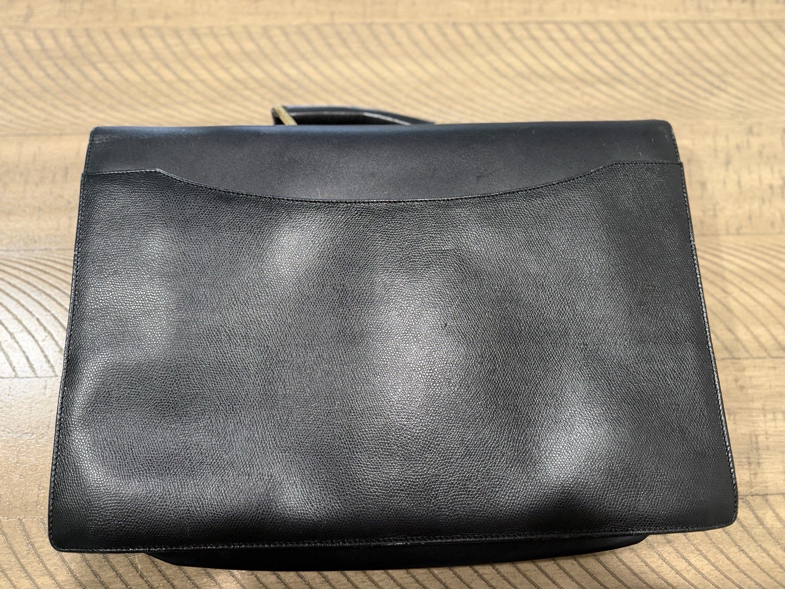 dunhill Black Combination Lock Men’s Briefcase with Inner Dividers