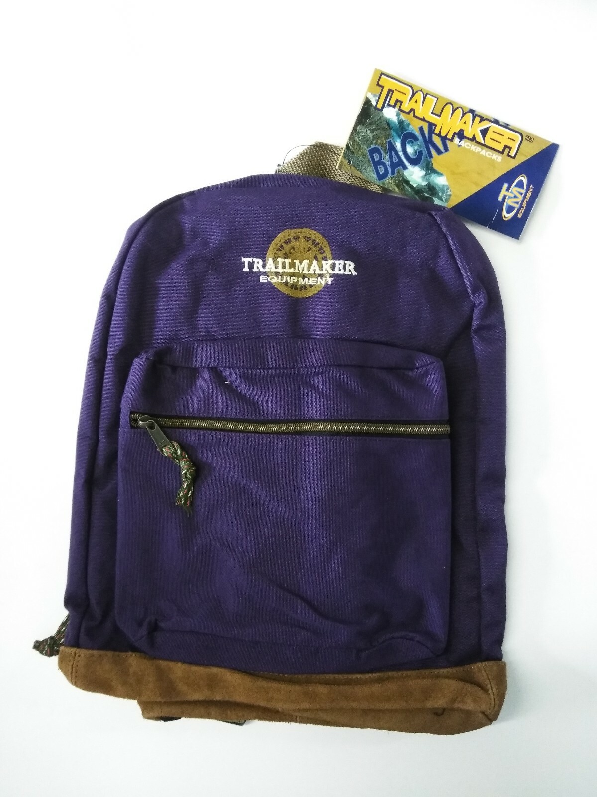 NEW TRAILMAKER EQUIPMENT BACKPACKS STRONG ZIPPERS DURABLE MATERIALS SUEDE BOTTOM