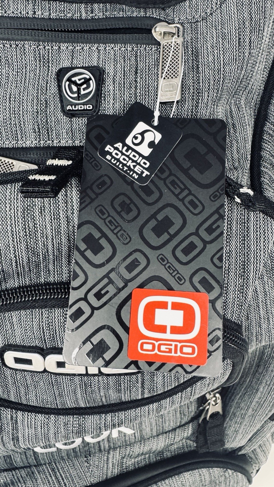 🌟 OGIO Metro Street Black Backpack w/ Audio Tech Laptop Pockets NEW WITH TAGS