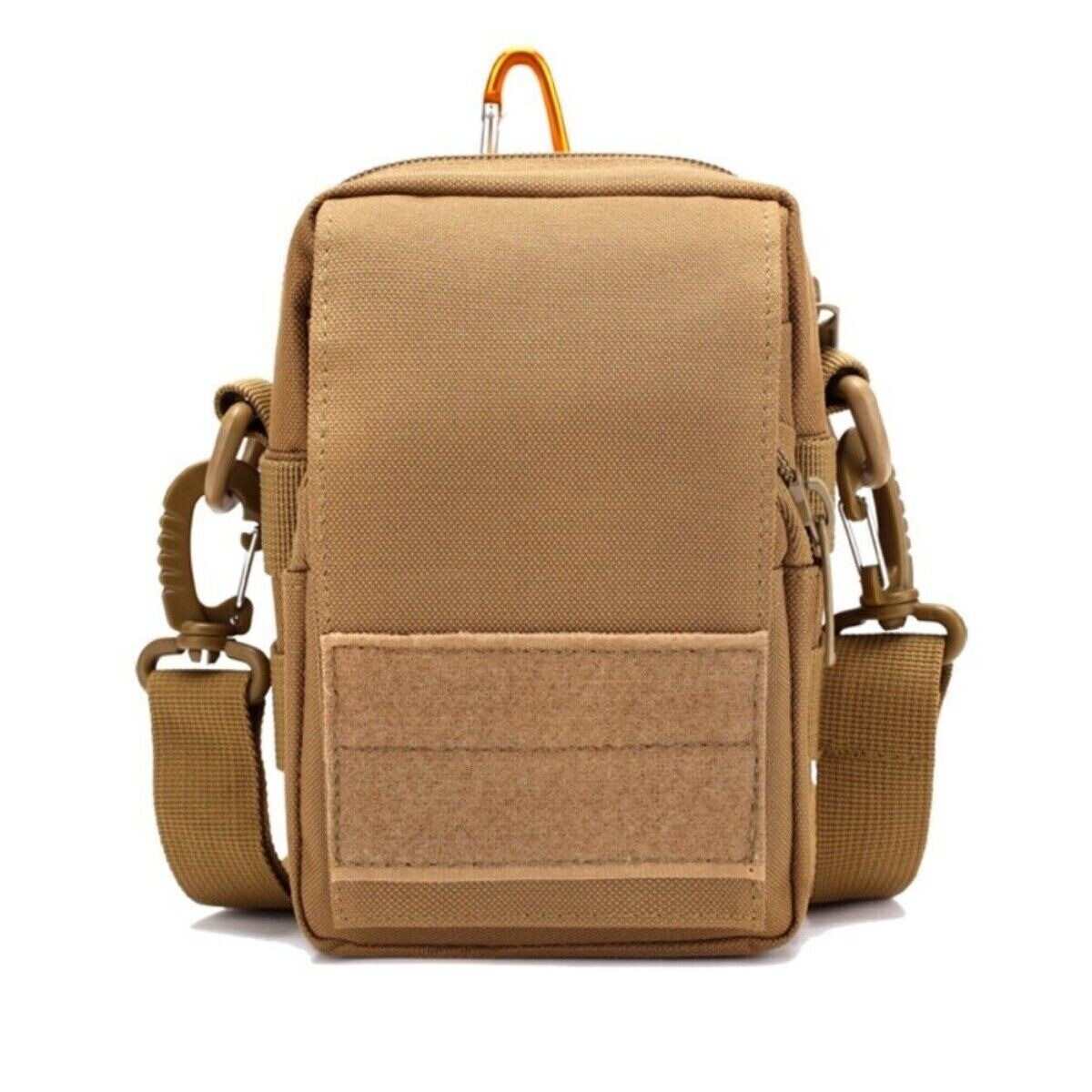 Tactical Molle Pouch Cell Phone Holster Bag Accessory Pouch Double-Zipper Pocket