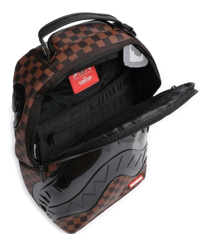 Sprayground White Backpack Scream Shark Bite Gym School Books Bag In Paris New