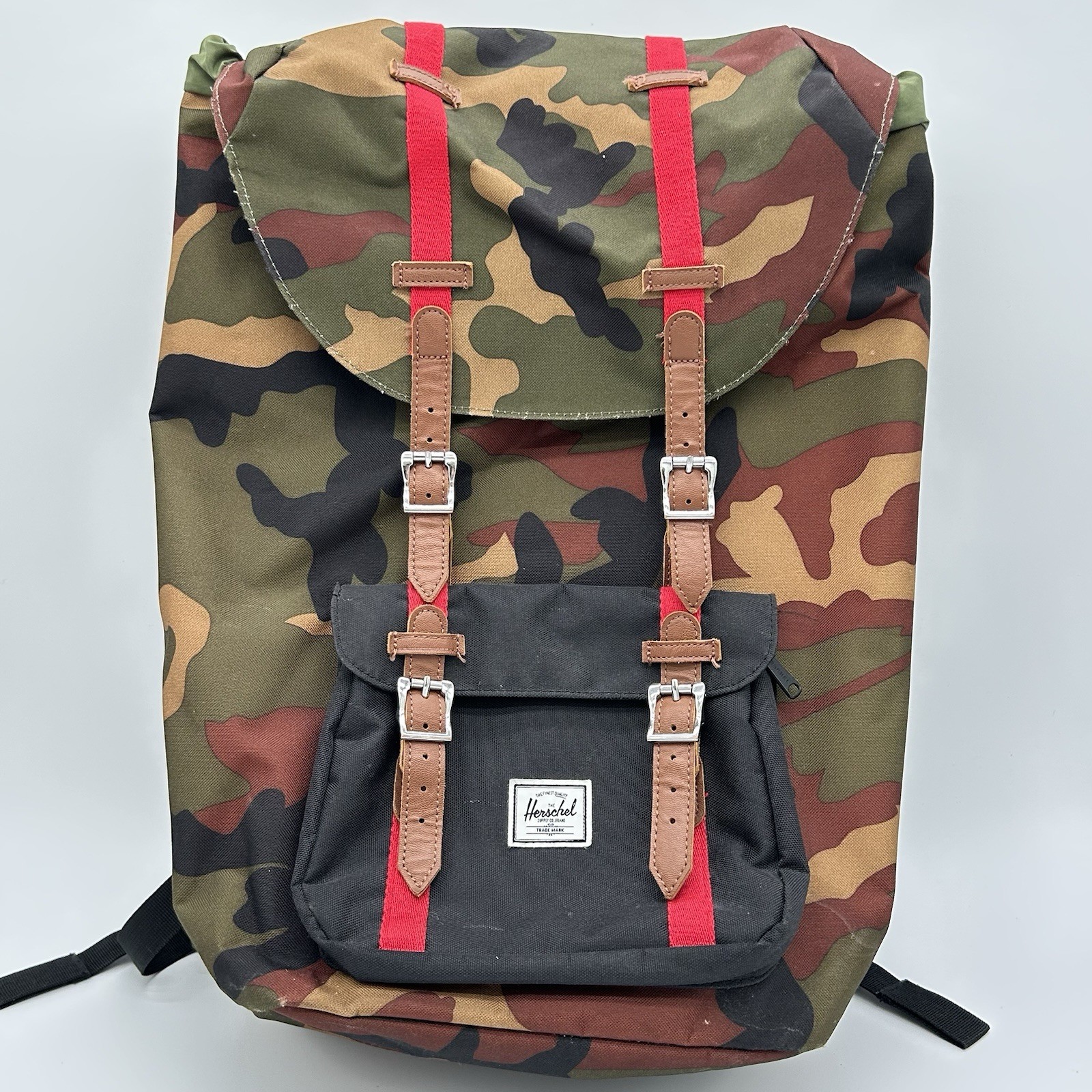 Herschel Supply Co Backpack Little America Laptop Straps Camo Travel