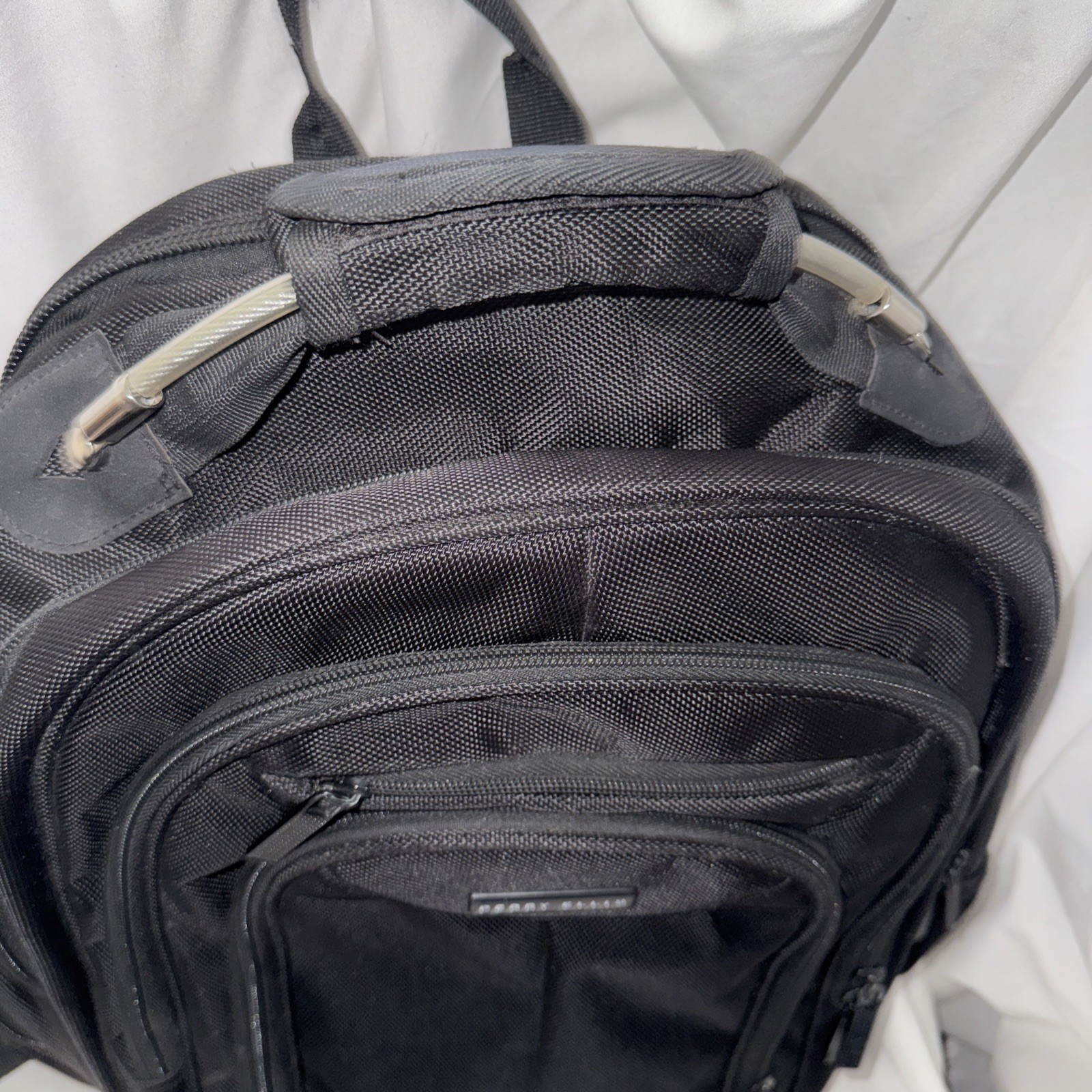 Perry Ellis Portfolio Backpack Laptop Bag Travel Work Multi Pocket Mens 18in