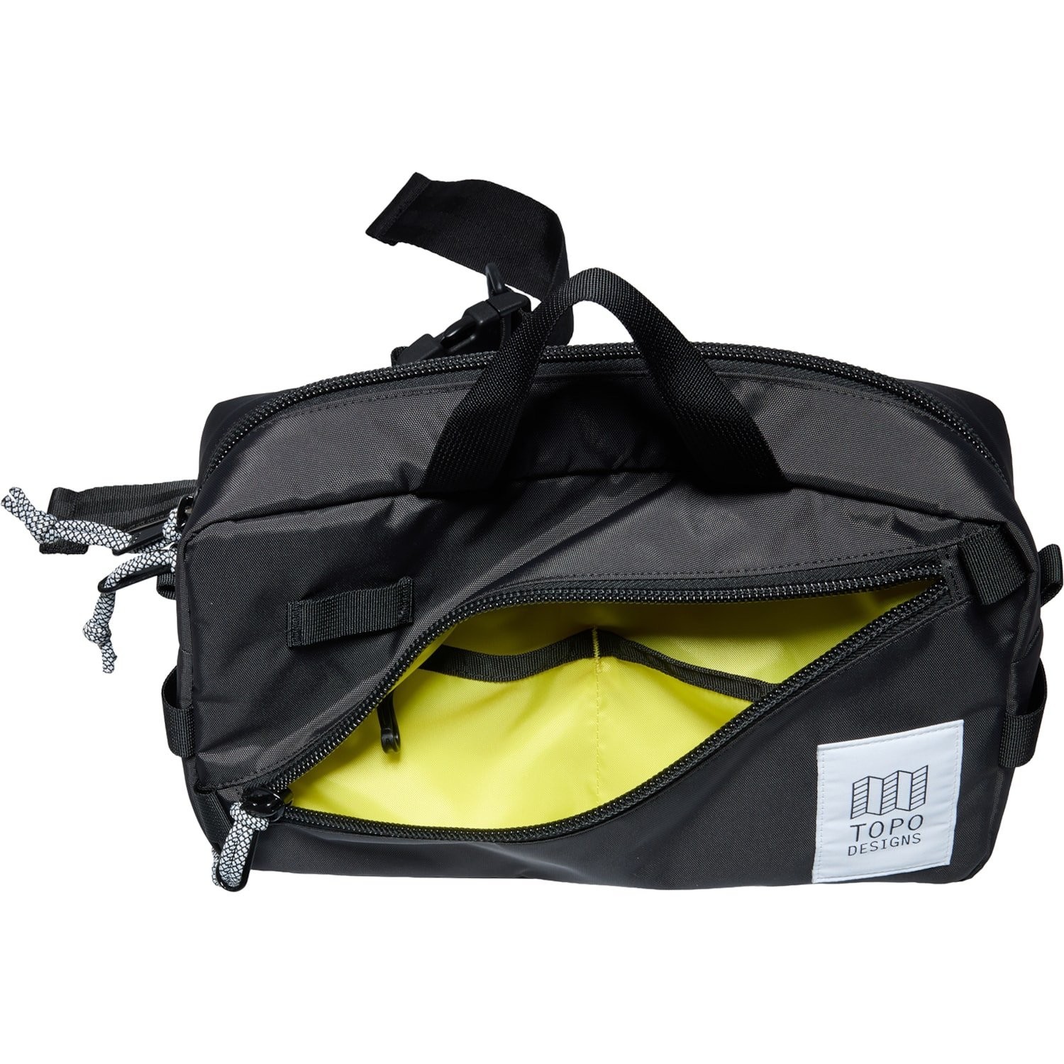 Topo Designs Quick Pack Black Nylon Waist Shoulder Bag 448 cu in 14x10x3 in