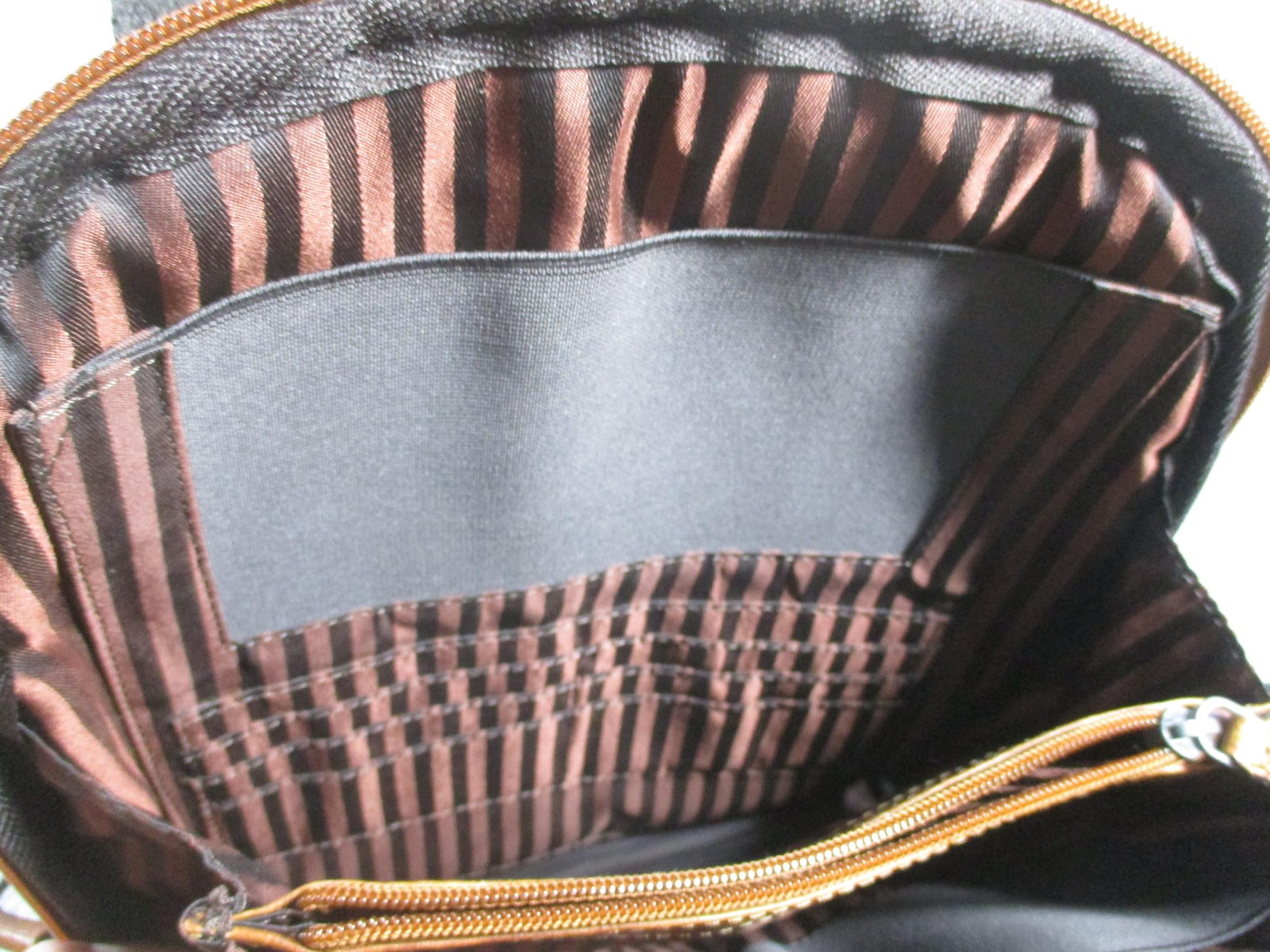 Jack Georges Backpack Mens Small Brown Leather Business Organizer Daypack