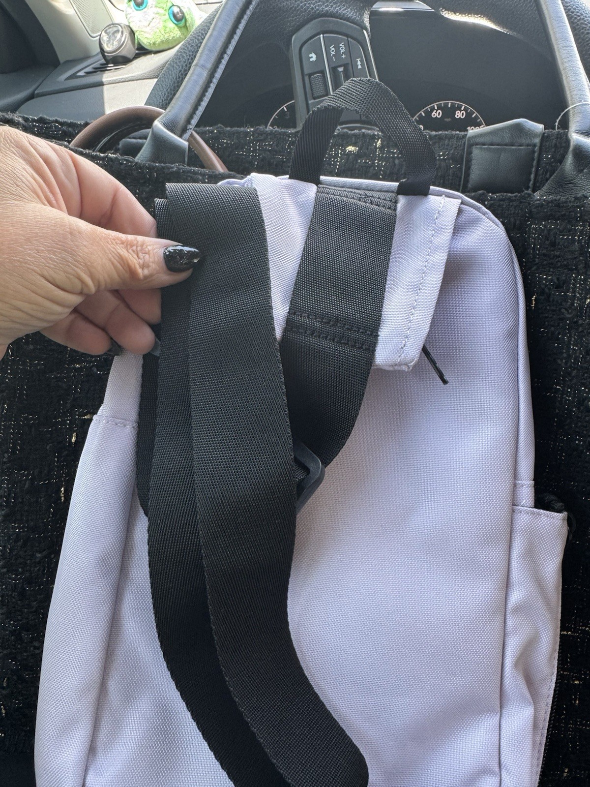 Adidas mini backpack (Trefoil / Originals style) Lavender