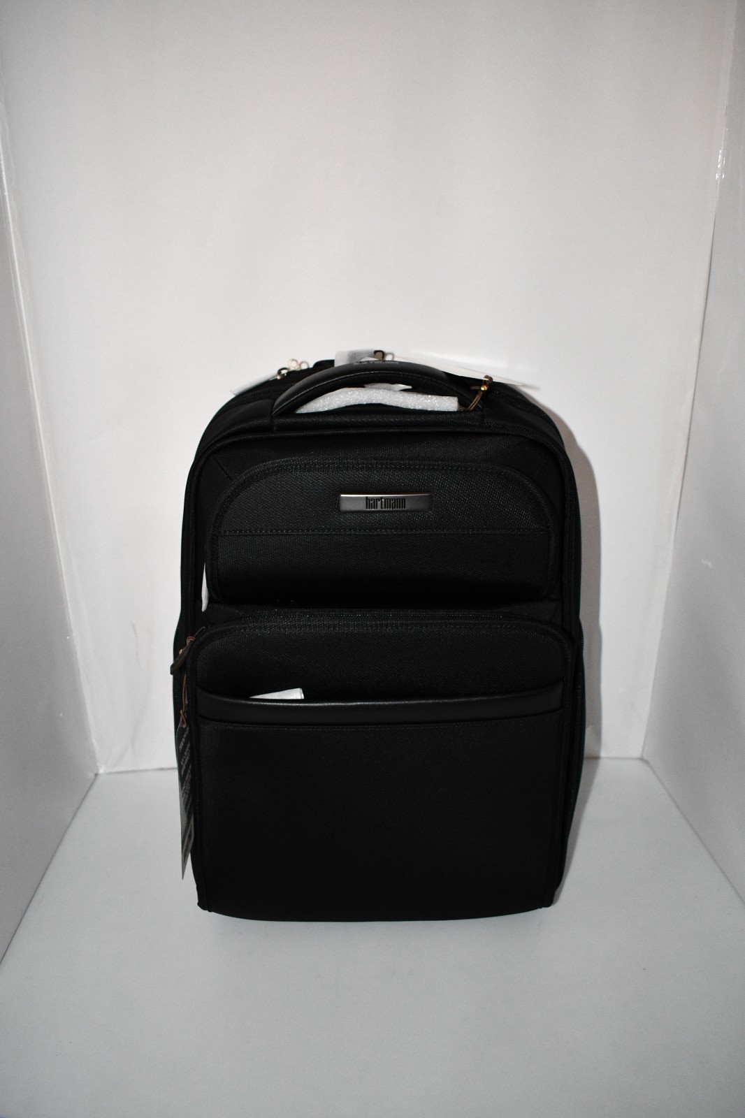 Hartmann Metropolitan 2 Executive Backpack in Deep Black #111258-1276 NWT