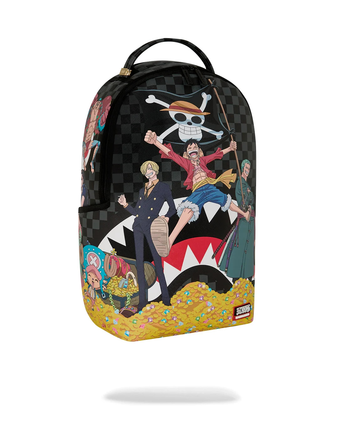 Sprayground One Piece TREASURE HUNT Backpack🔥New Black Bookbag Kids School Bag