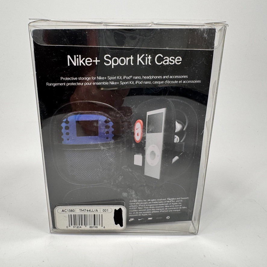 NIKE+ SPORT Kit Protective Storage Hard Case For Ipod Nano Headphones Airpods