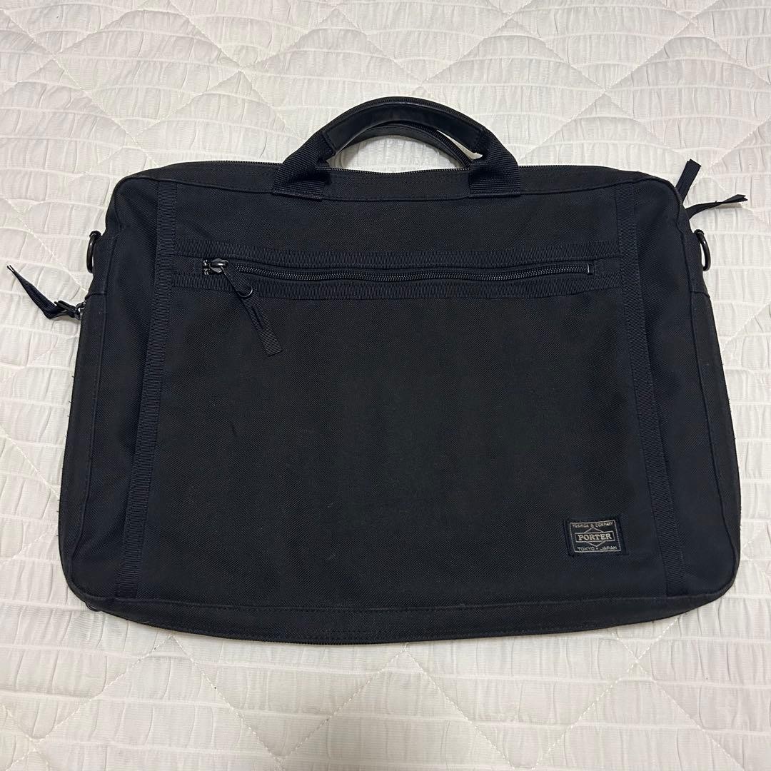 Authentic PORTER 吉田カバン CLIP Business Bag Briefcase Black Size: Fits Most Docume