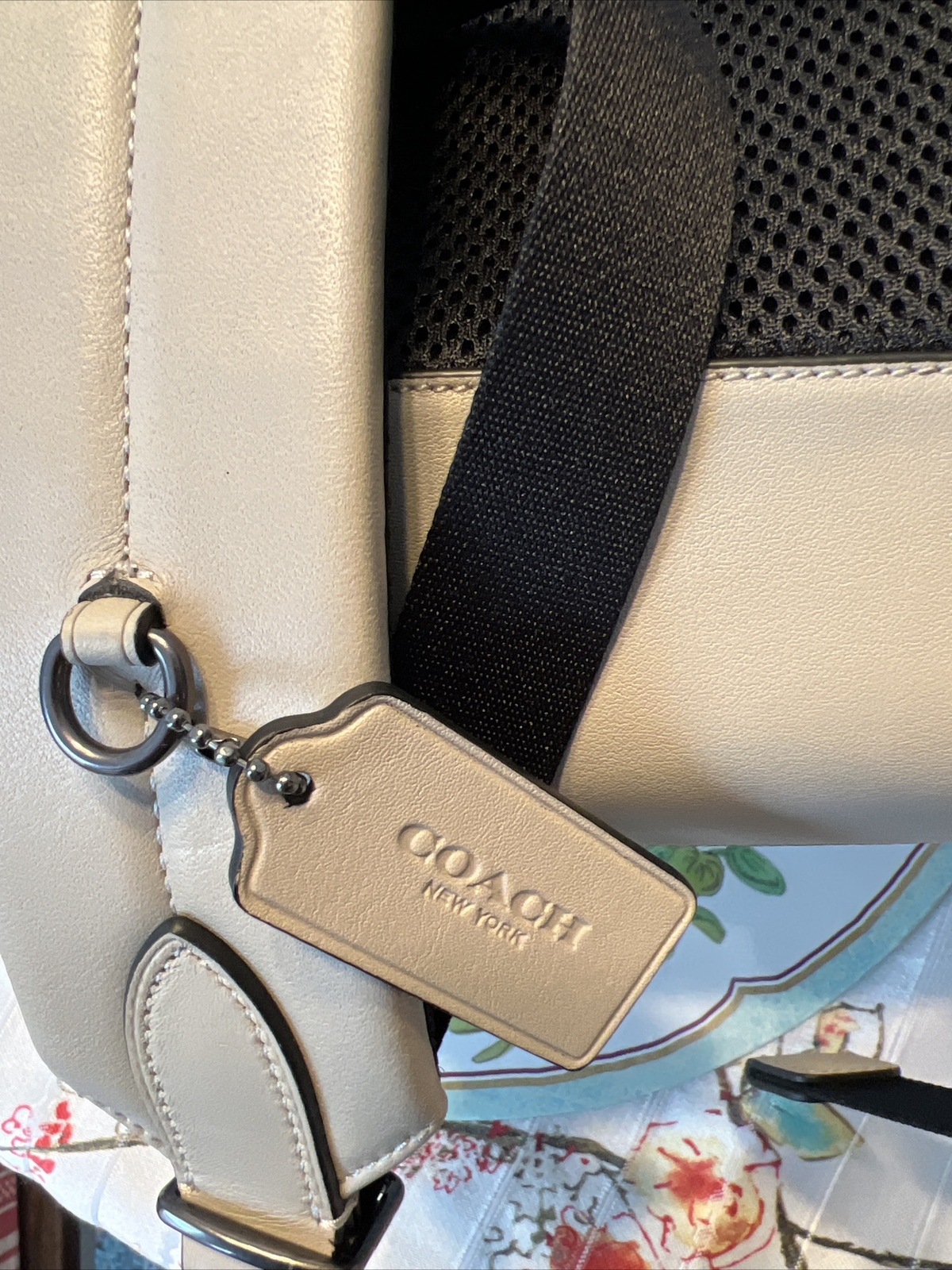 NWT Coach Track Backpack In Colorblock Signature Canvas With Coach c8130/cc016