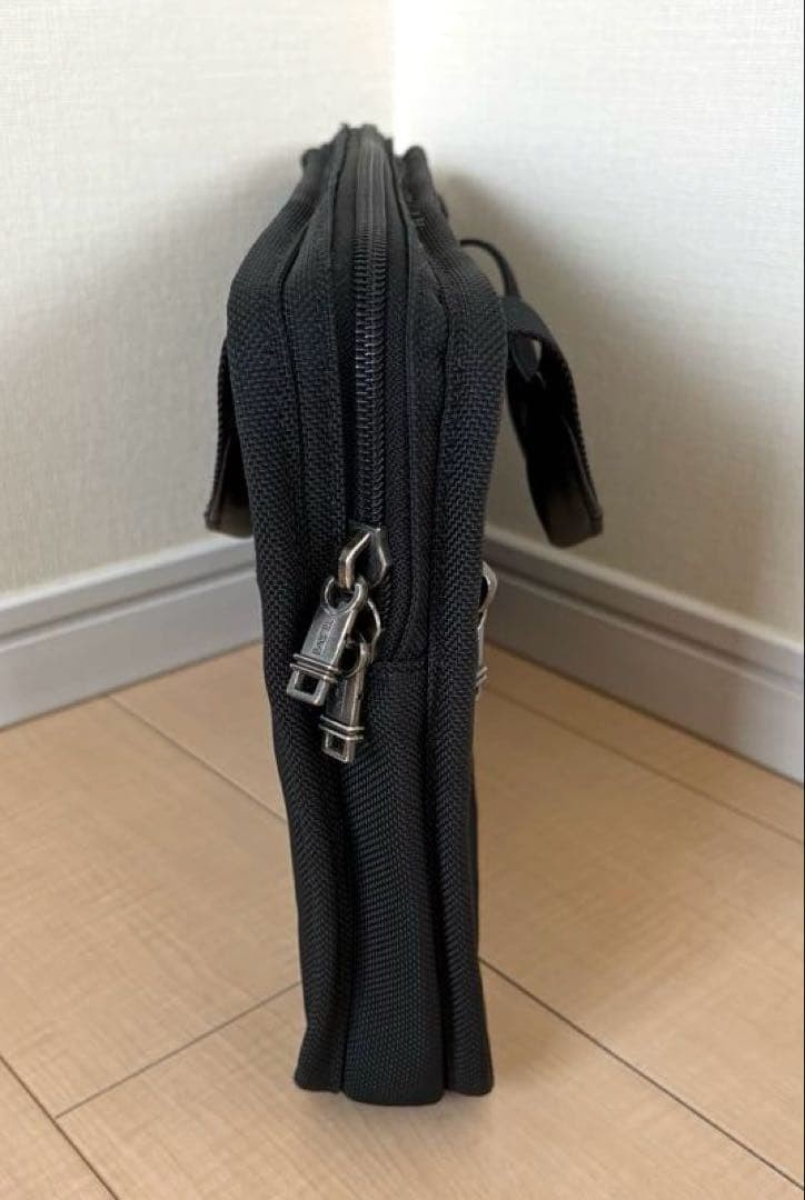 TUMI Business Bag Briefcase Black Nylon Leather Laptop Case Men’s 39cm