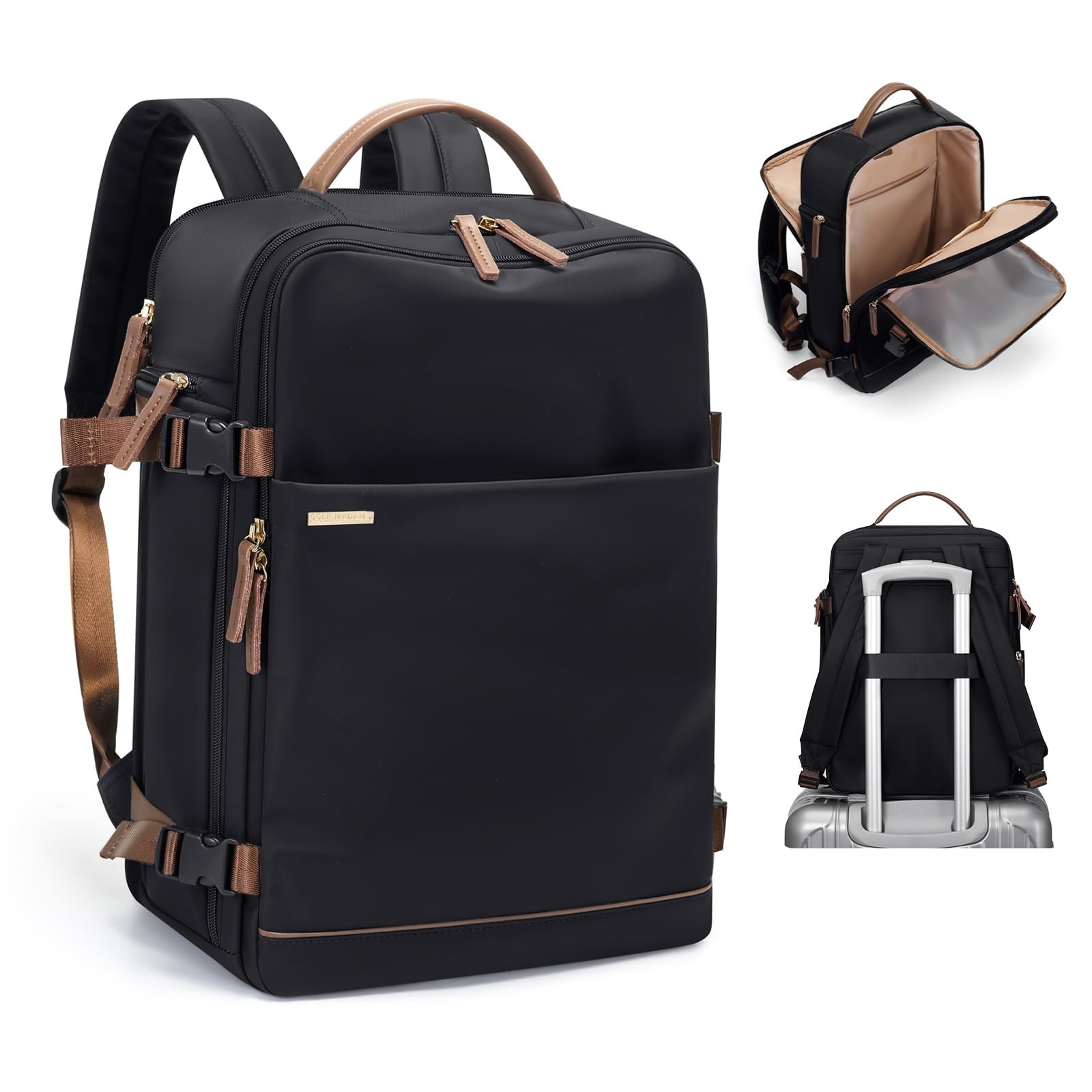 Laptop Backpack 15.6 Inch Separate Compartment Computer Bag Work College