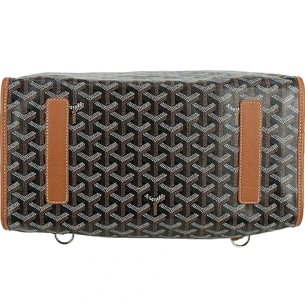 GOYARD Saint Leger Herringbone Goyardine canvas Backpack Black Brown Men