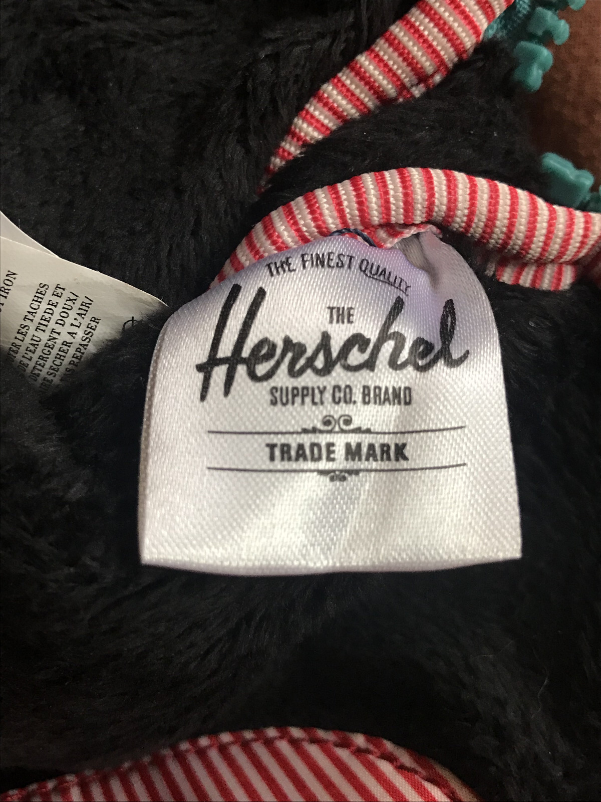 *** Herschel Supply Company Two-Tone Blue Lined Clutch/Carry-On Pouch SIZE MED