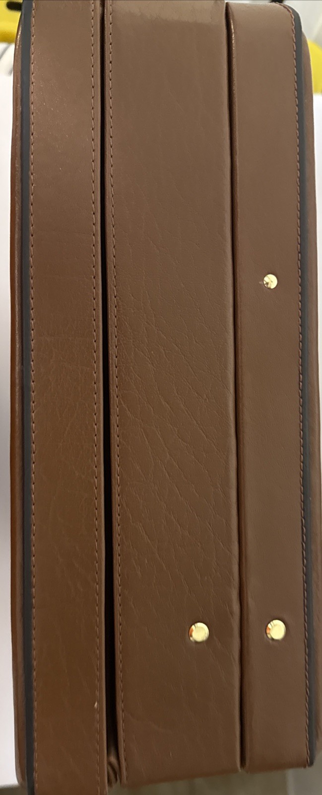 McKlein 80464 Coughlin 80464- Brown Leather Expandable Attache Case