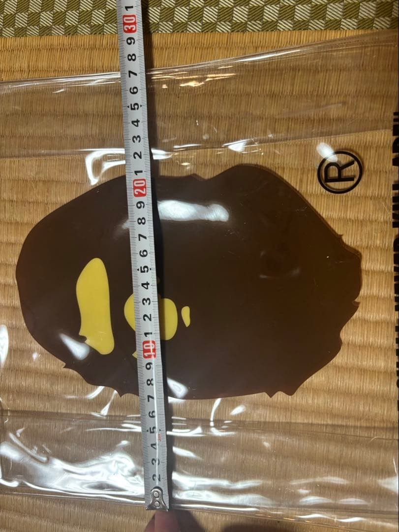 BAPE A BATHING APE Clear Vinyl Tote Bag Transparent Logo Print ■ Description