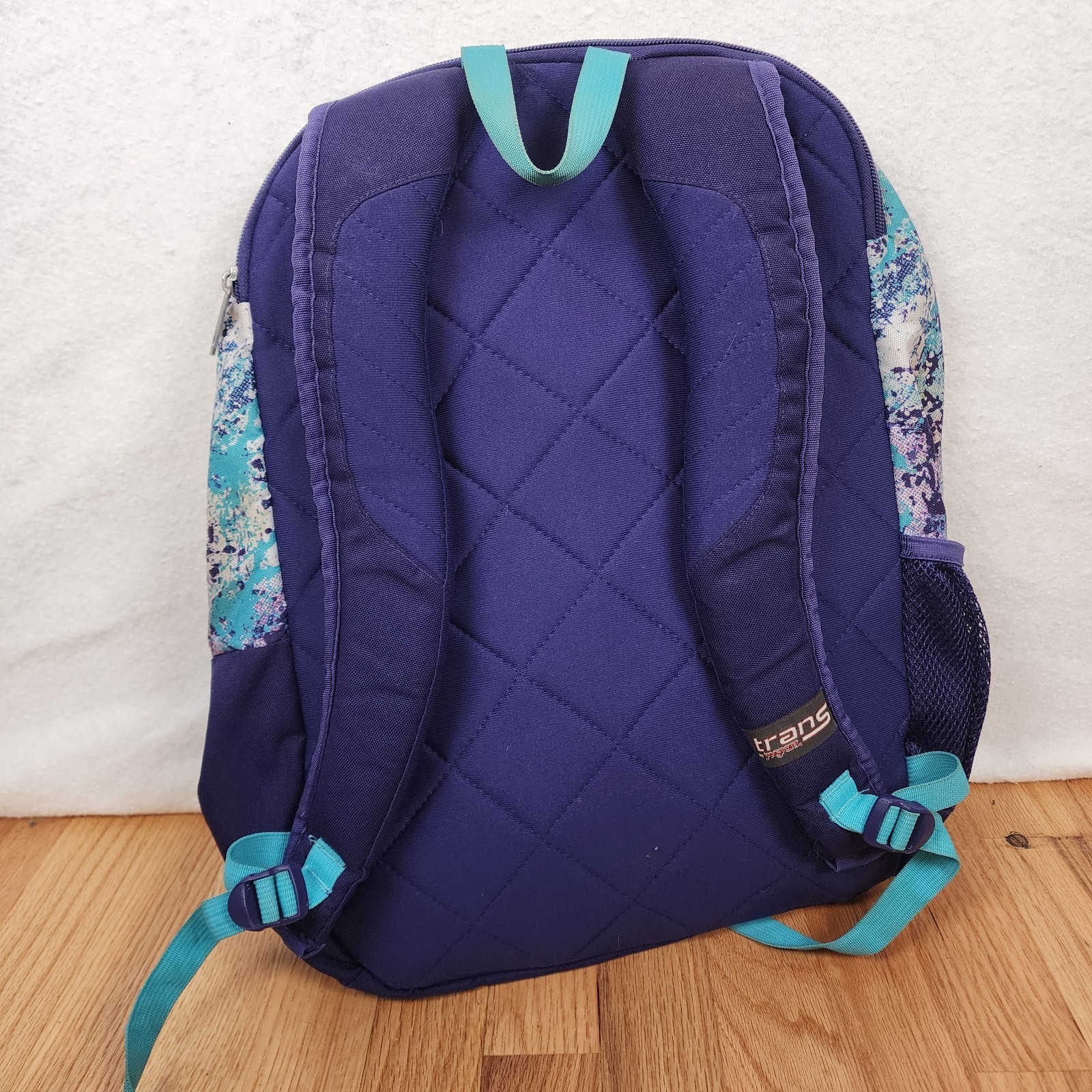 Trans By JanSport Tie Dizzle 17″ Backpack Laptop Sleeve 4 Zippered Compartments