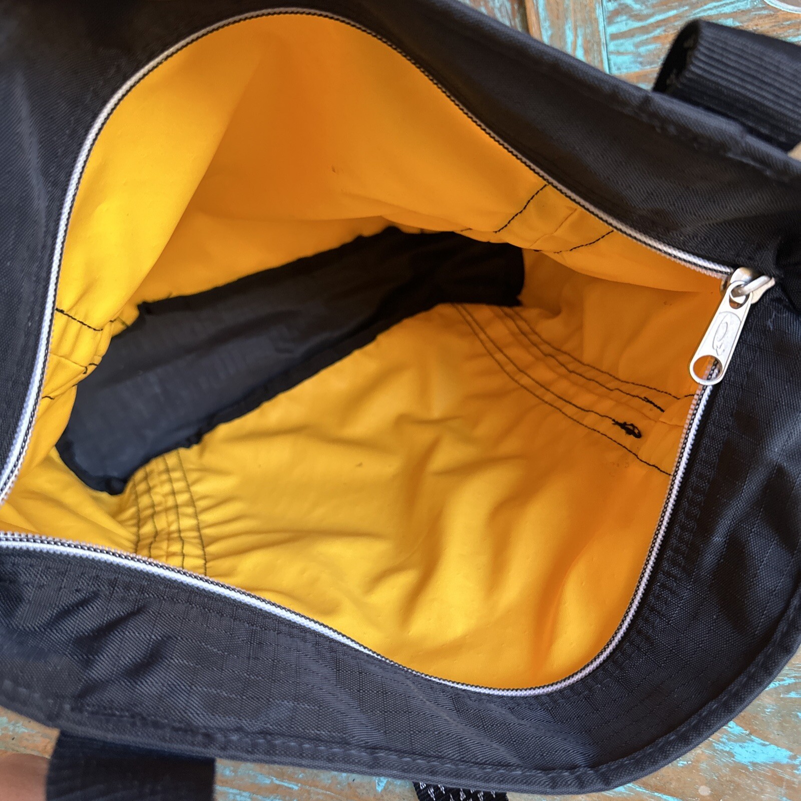 OGIO Tote Bag Black Yellow Versatile Organizational Mobile Laptop Large Zip