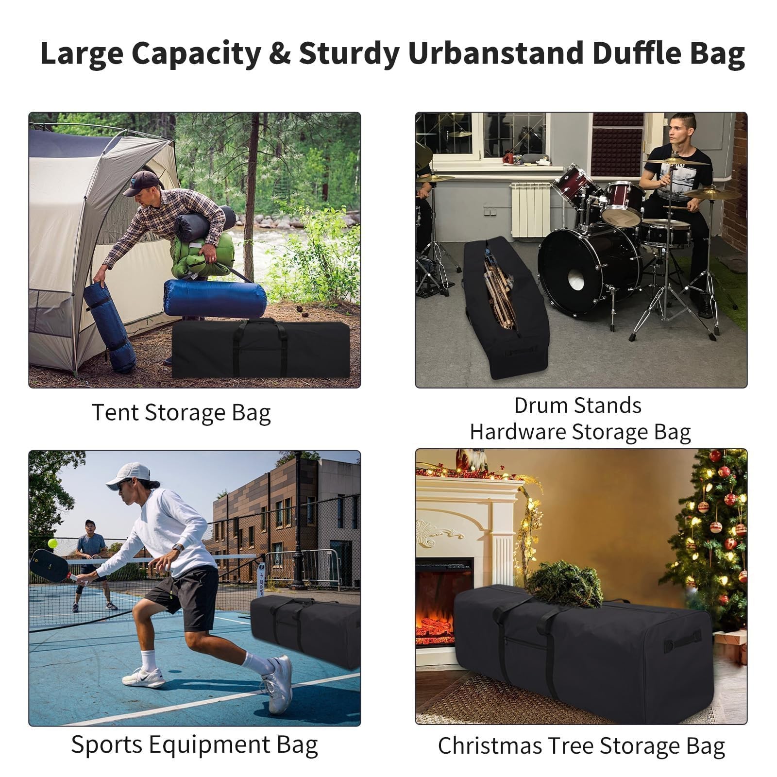 Urbanstand 52 Inch Extra Large Duffle Bag for Travel, 190L Sports Gear Storag…