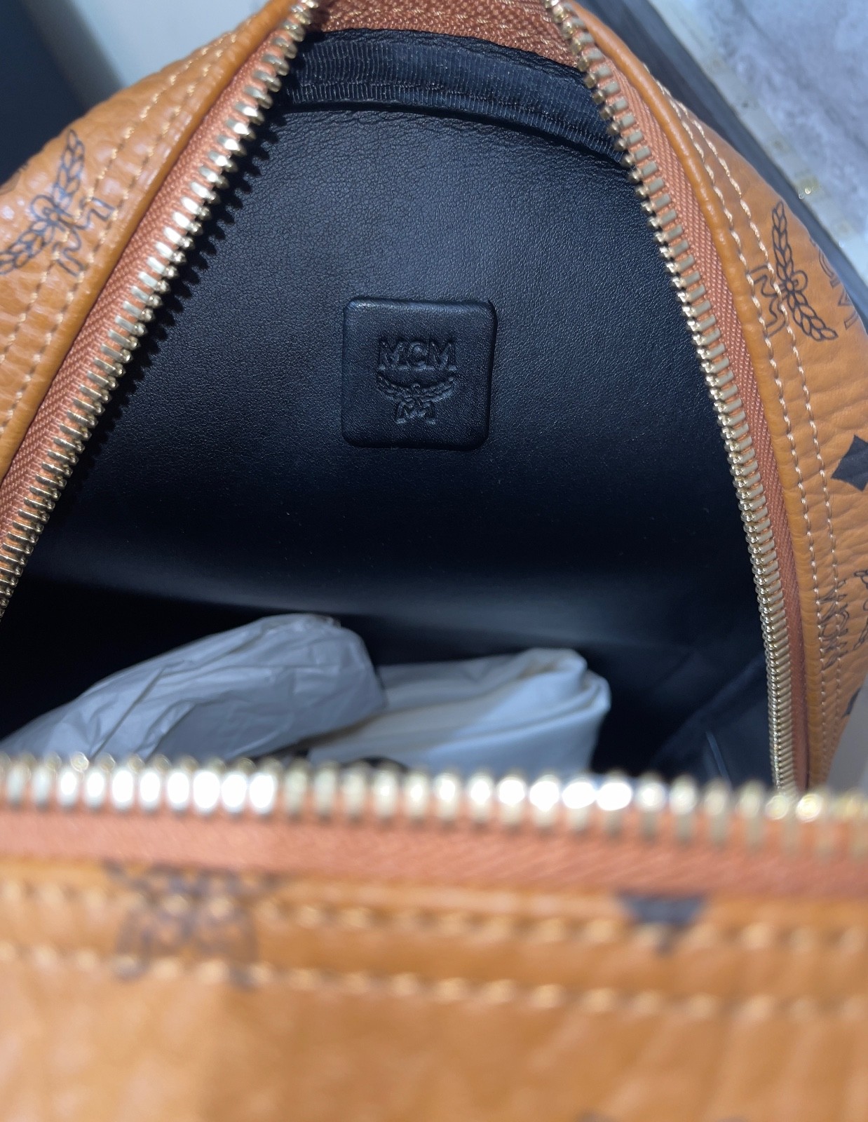 MCM Men’s Stark Medium Visetos Backpack