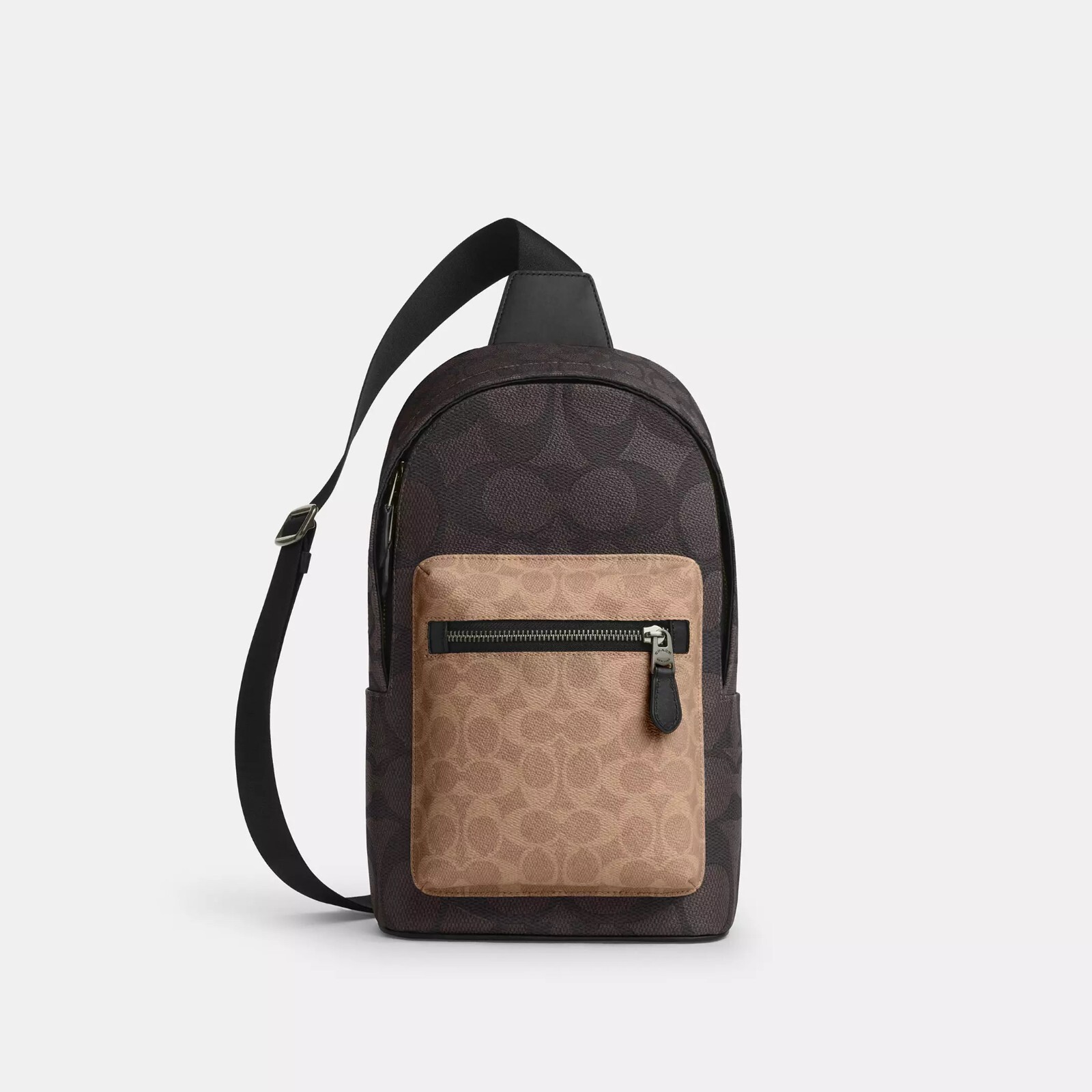 NWT Coach West Pack Leather 2540/ CR294/CT813 Checkerboard Print $345