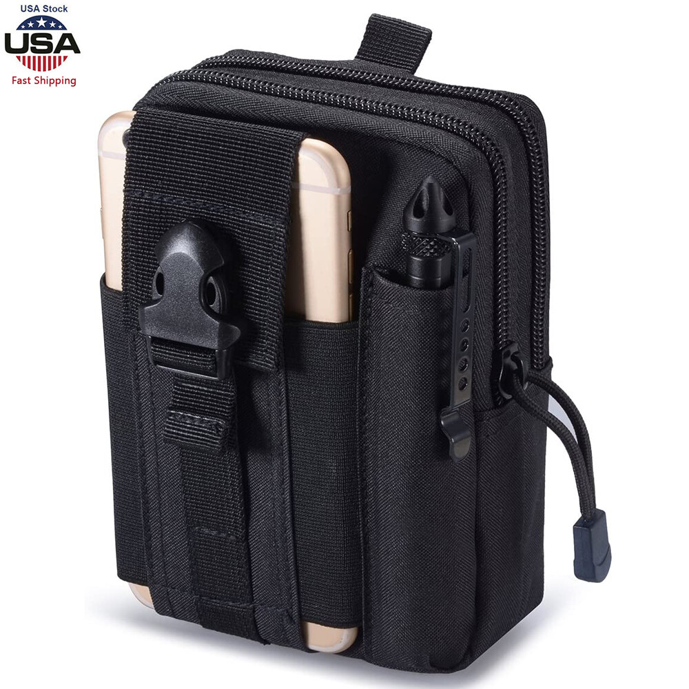 Tactical Waist Belt Bag EDC Military Holster Wallet Pouch Phone Case Gadget Pack