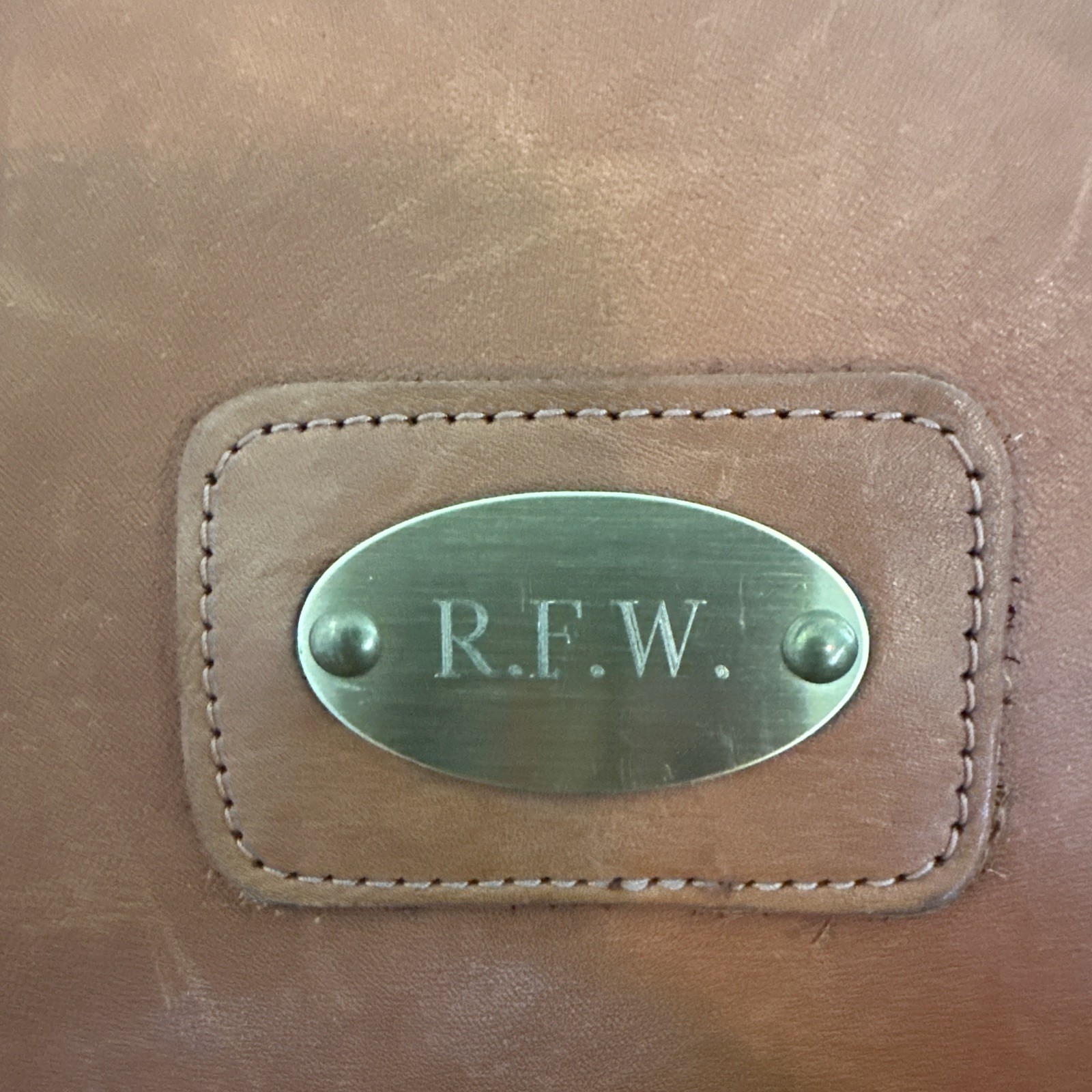 Vintage Orvis Leather Duffle Bag Multiple Pockets Customizable Made in USA