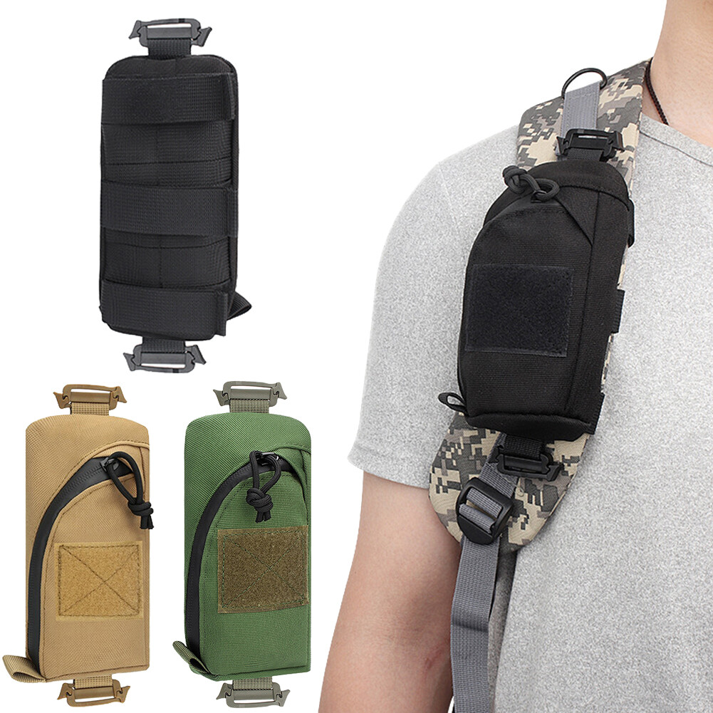Men’s Tactical Accessory Bag Nylon Waist Pack Molle Small Versatile Storage Bags