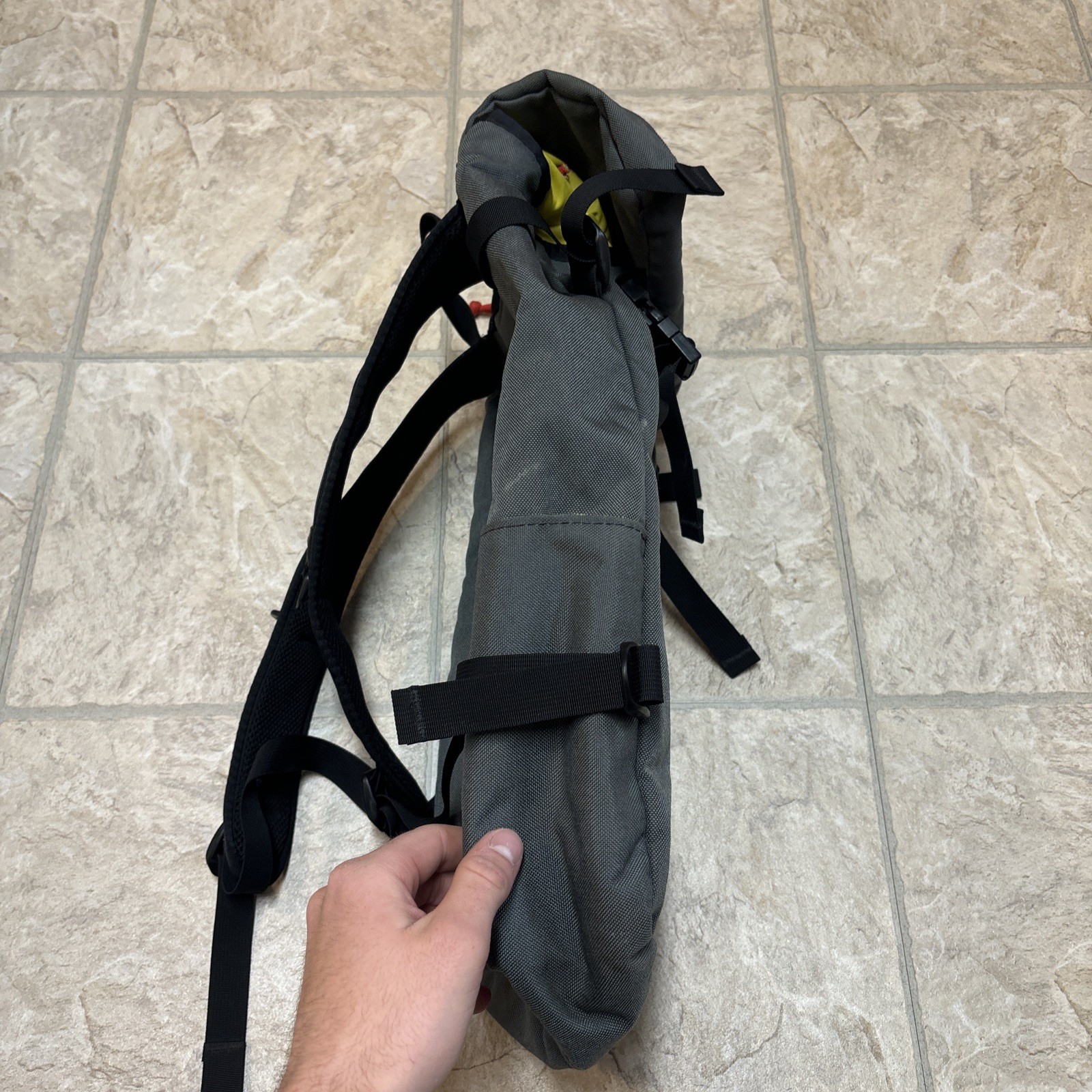 Topo Designs Klettersack Men’s Gray Cordura Fabric Hiking Backpack