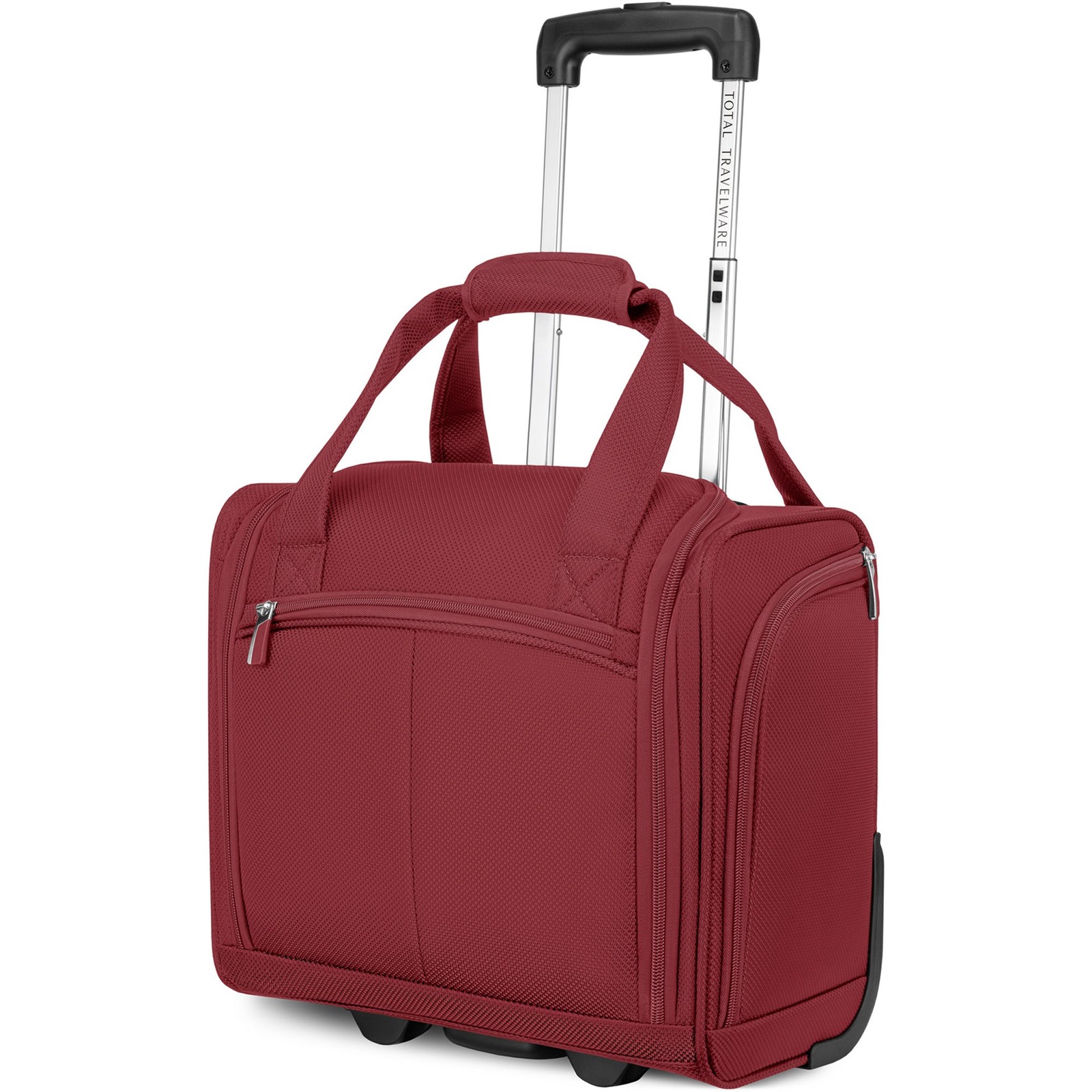 TOTAL TRAVELWARE Everest Expandable Softside Spinner Wine 15 Inch U1
