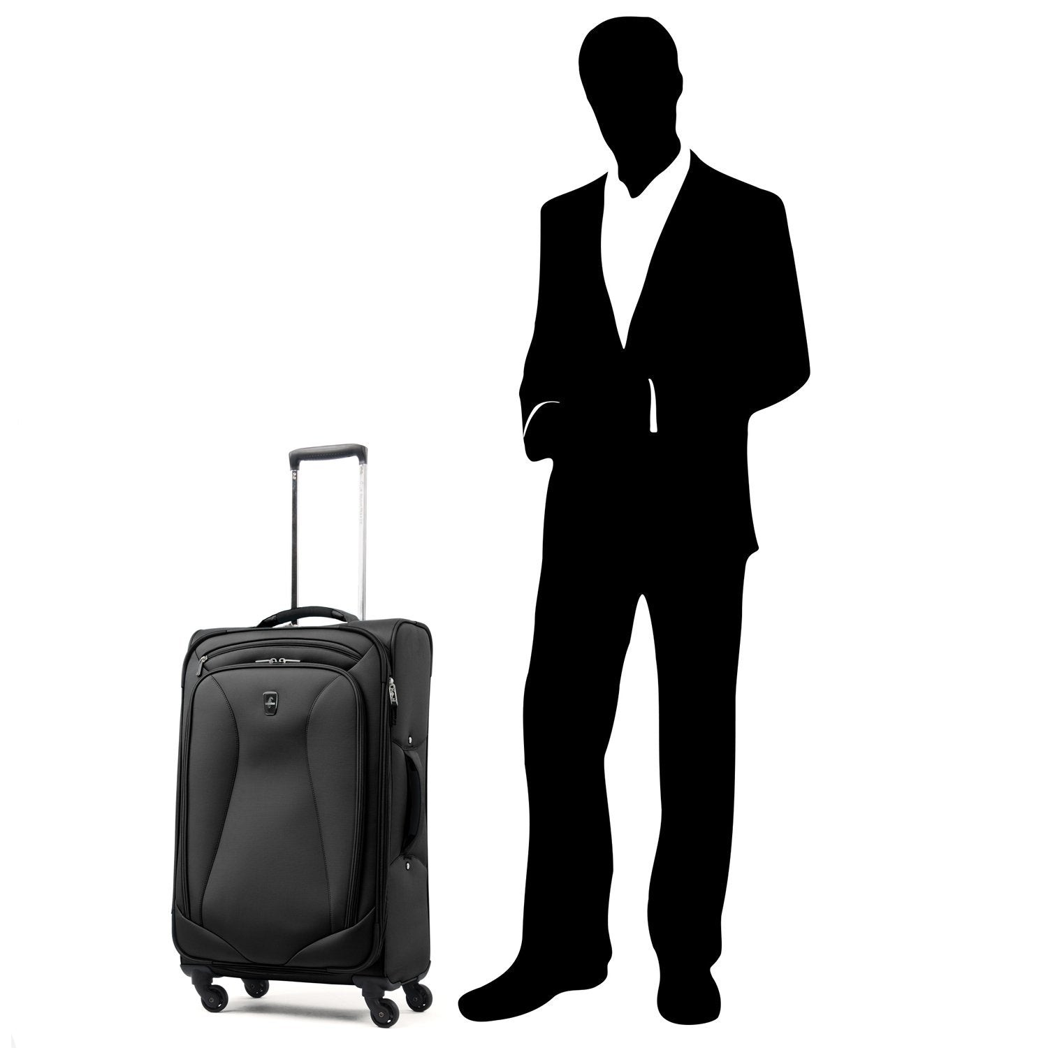 Atlantic Luggage Ultra Lite Softside Expandable Spinner 25 Inch U6