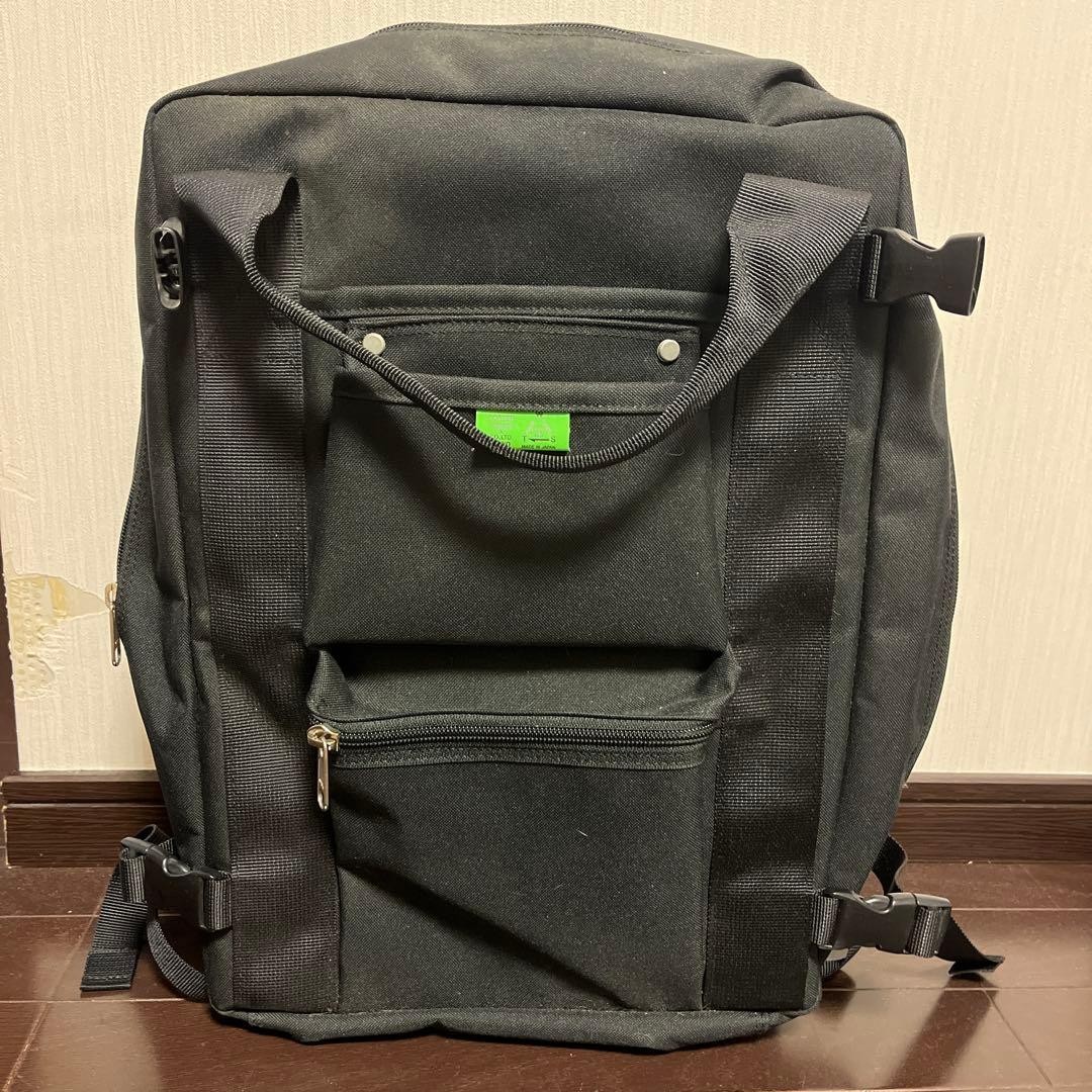 Authentic PORTER Union Backpack Rucksack Black 41cm High Durable Mens Bag