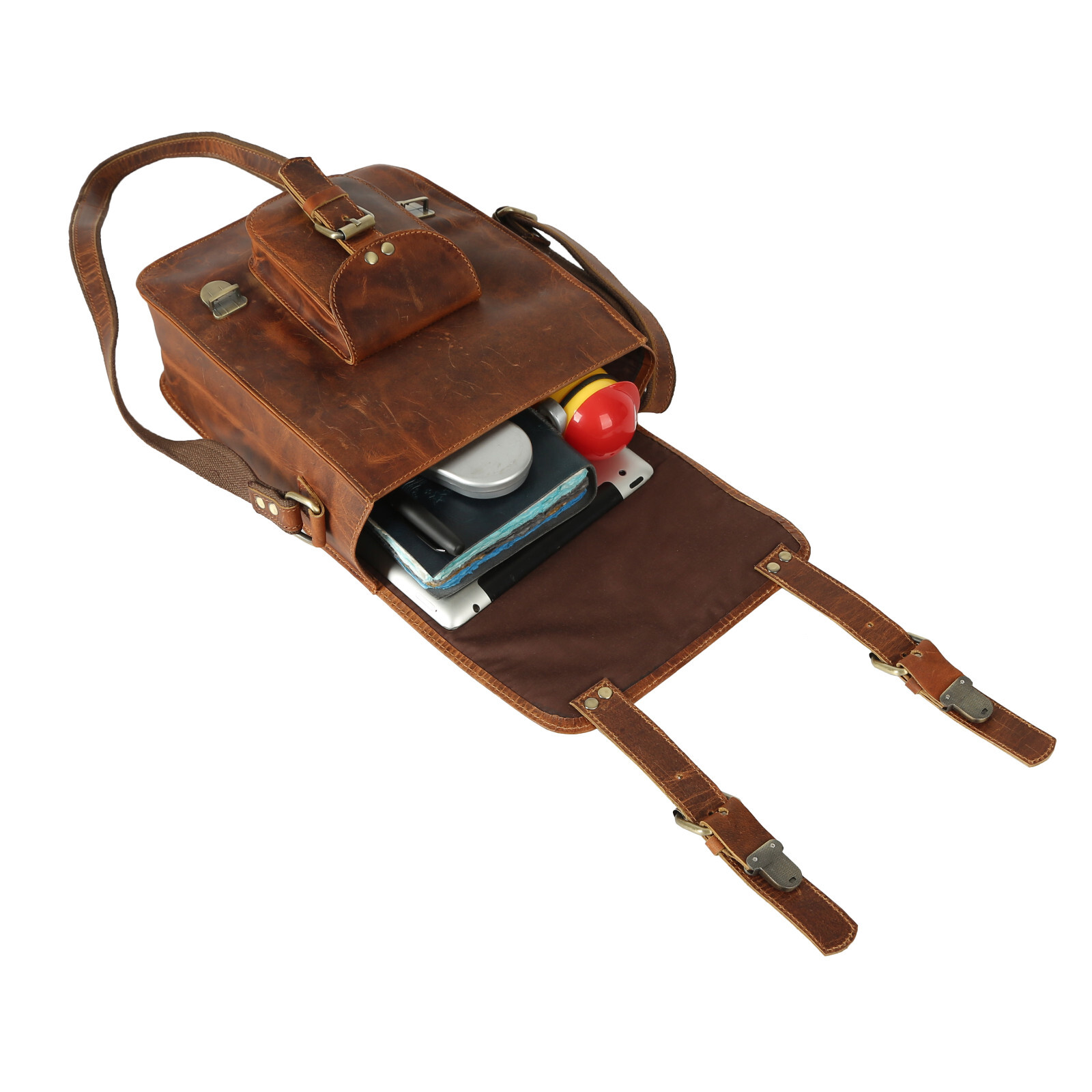 Handmade Leather Sturdy Leather satcel tablet Messenger Bag for men and women