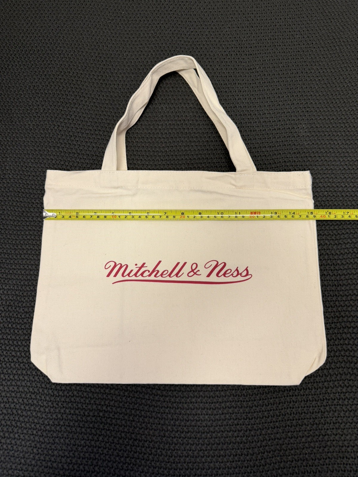NEW Mitchell & Ness Brand Script Graphic Tote Bag