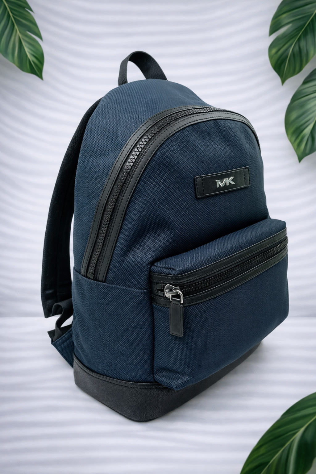 Michael Kors Kent Sport Large Backpack Navy Nylon NWT Authentic