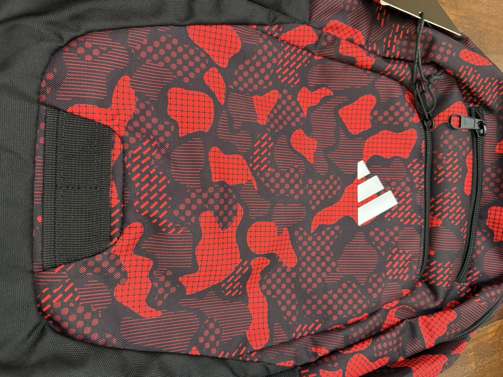 Adidas Fundare Backpack LAPTOP RED CAMO BLACK One Size