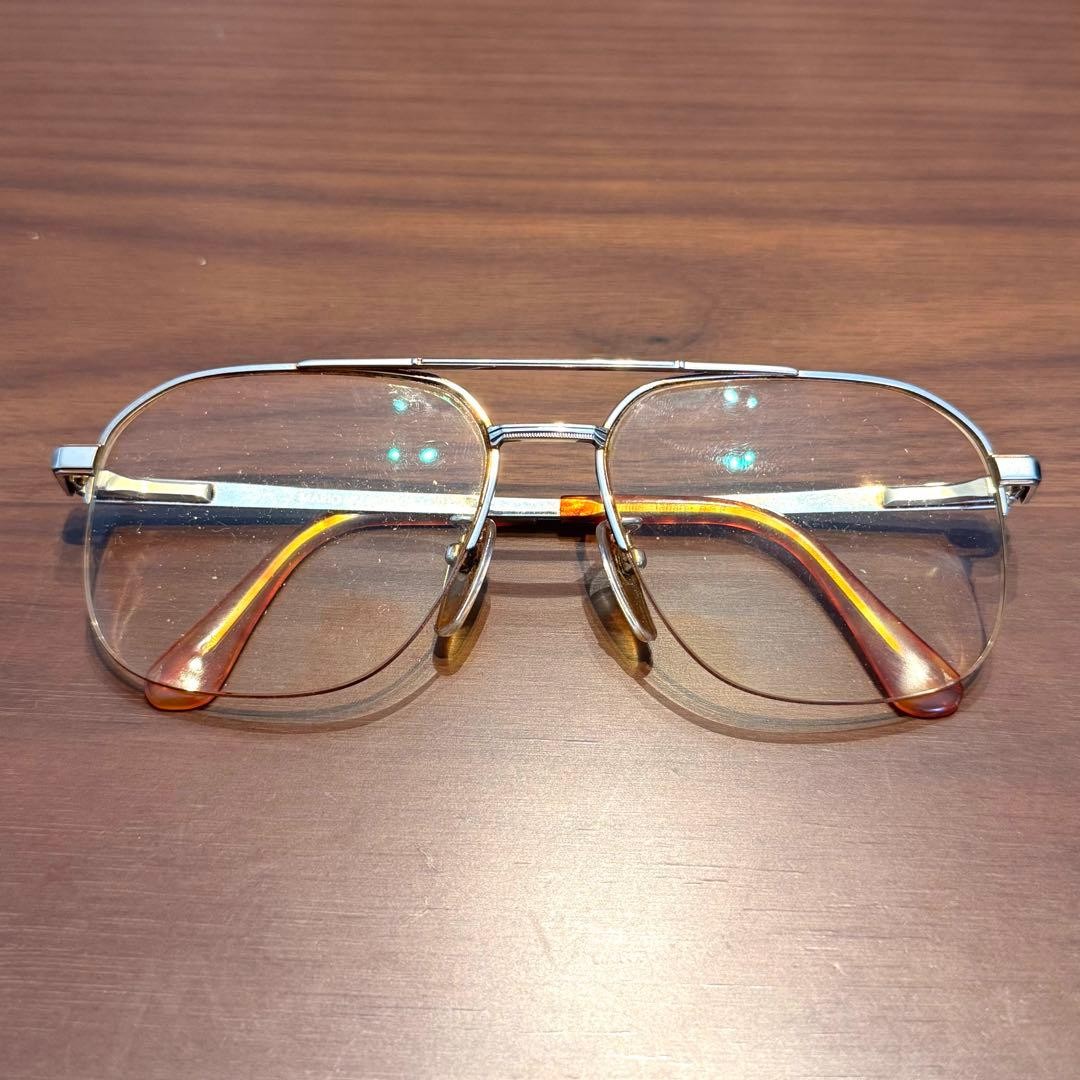 MARIO VALENTINO MV-155 Vintage Glasses 55◻︎16-140 TITAN-P