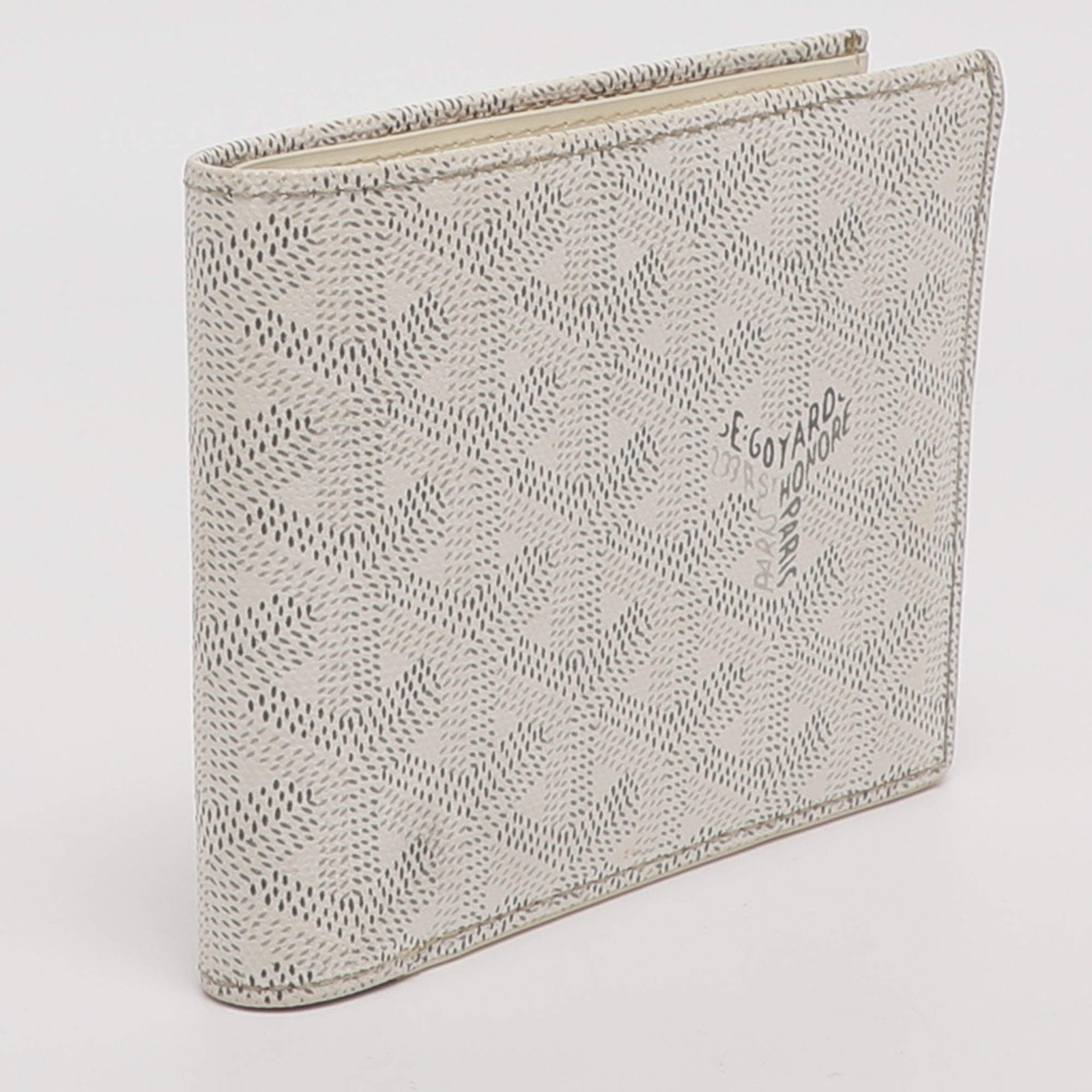 Goyard Saint Florentin White Goyardine Coated Canvas Wallet