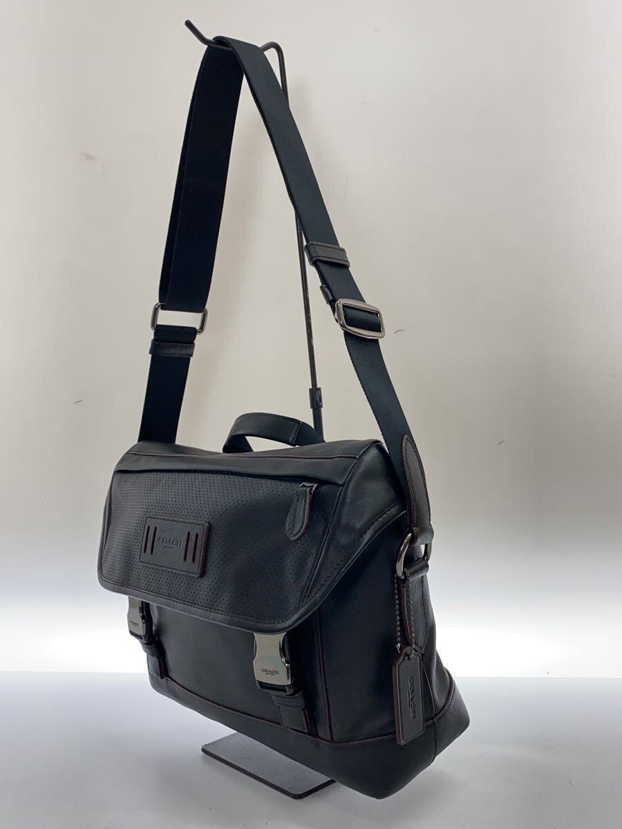 Coach Tote Bag Rayon Blk Plain Used