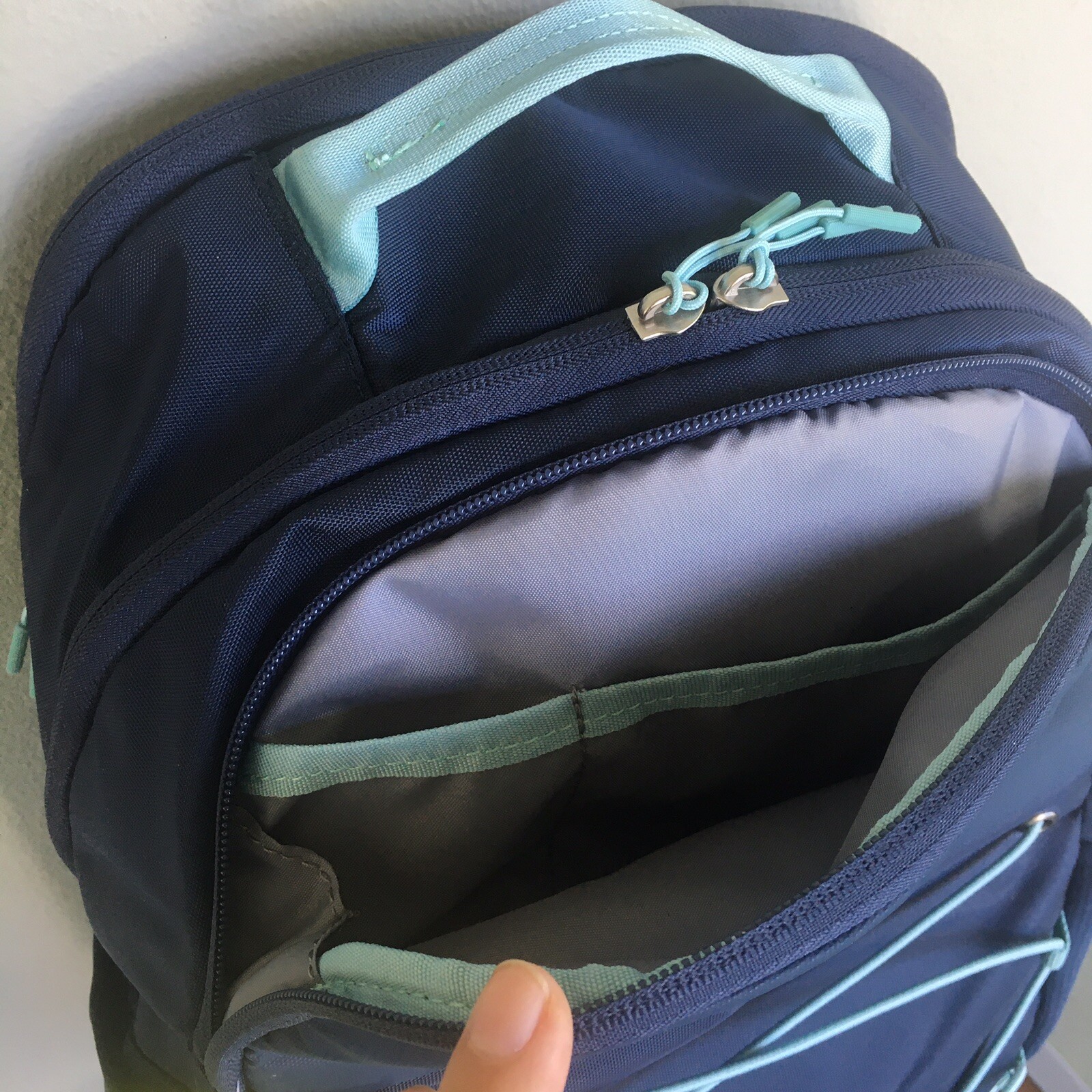 All In Motion Backpack 19in Blue Bookbag Laptop Sleeve Travel School Gym Travel