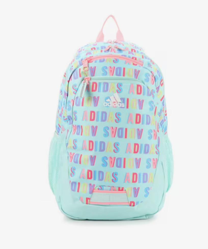 Adidas Foundation 6 Backpack Turquoise/Aqua School Laptop Bag (NEW)