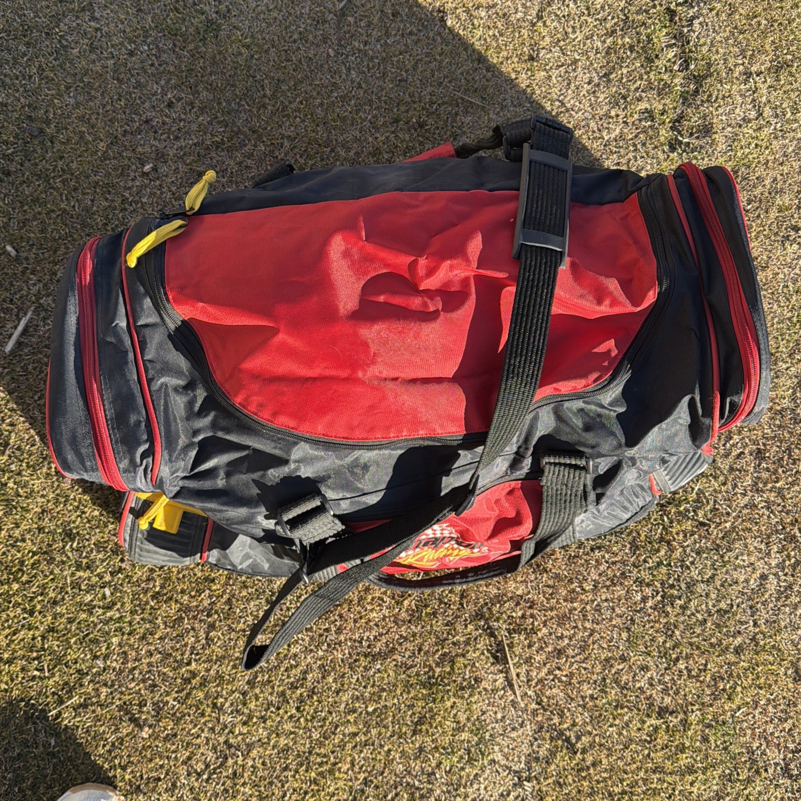 Snap On Racing Tools 3pc Matching Duffle Gym Bag Set and Cooler Vintage 1990s