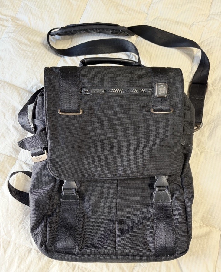 TUMI Tumi T-Tech Data Adler Convertible Laptop Briefcase Backpack