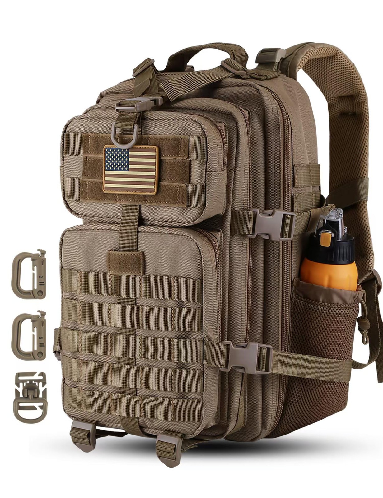 30L MOLLE Assault Pack, Tactical Backpack Military Army Camping Rucksack with…