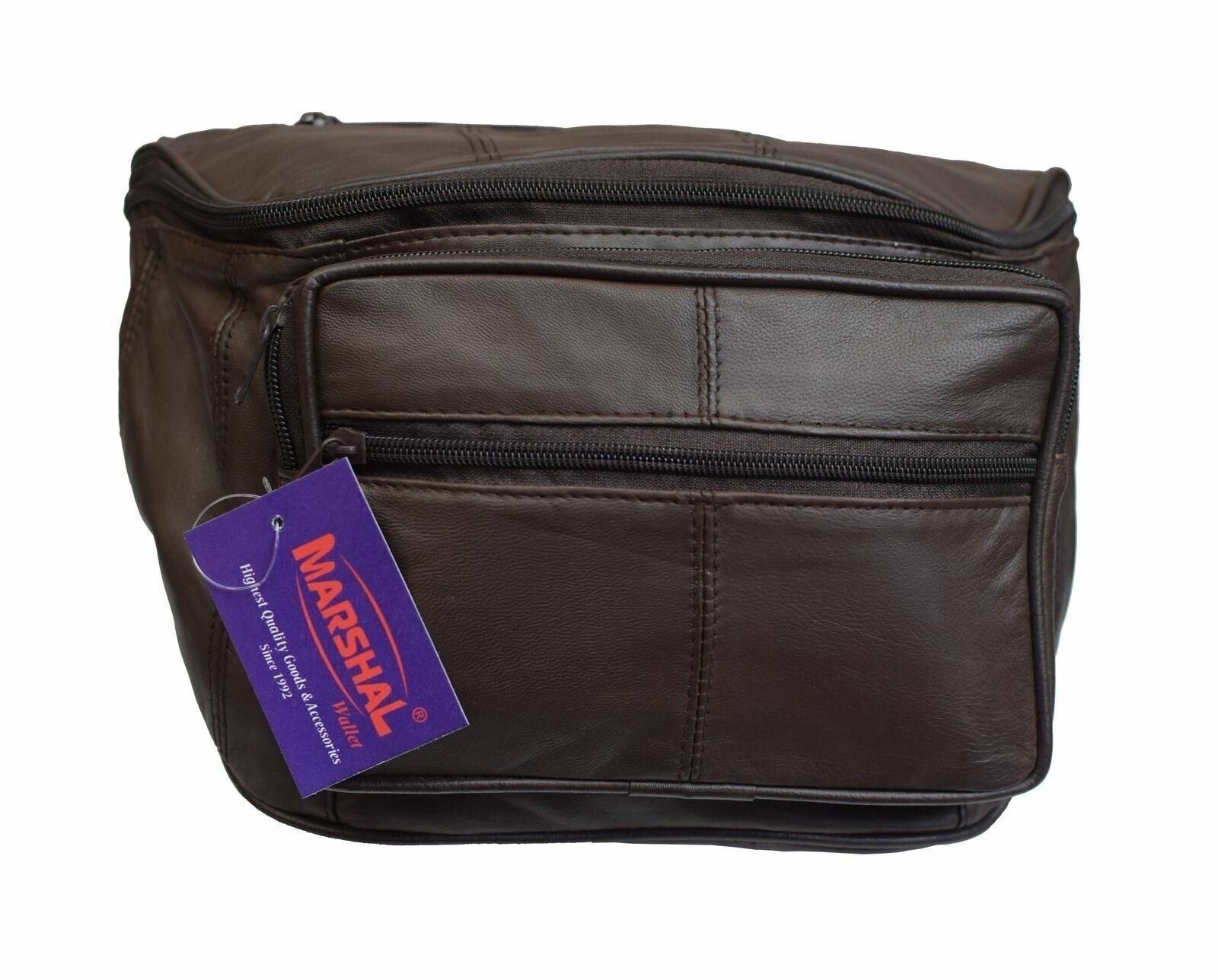 Genuine Leather Concealed Carry Weapon Waist Gun Pouch Fanny Pack Men Women New