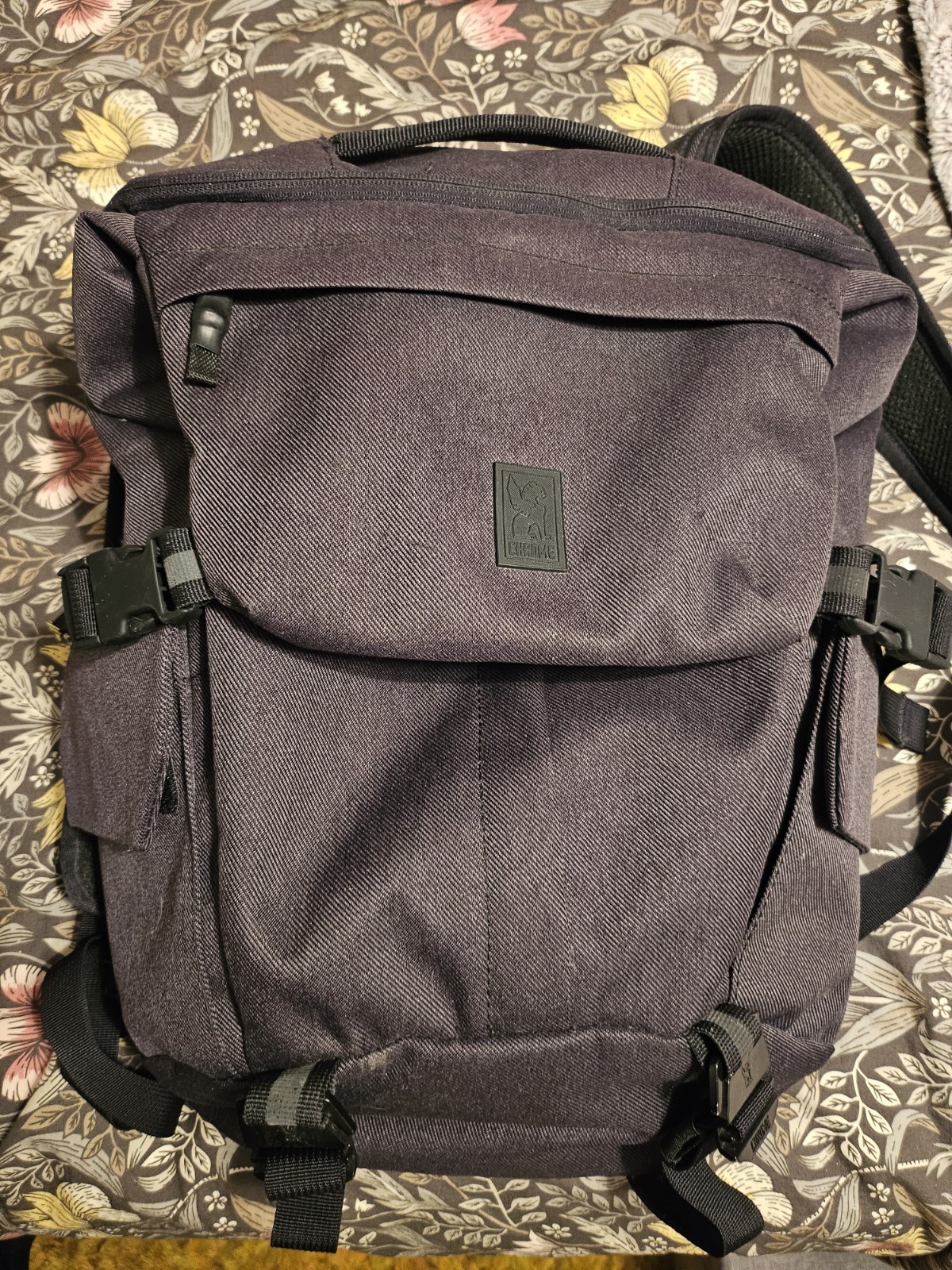 Chrome Industries Pike 1.0 Backpack EDC with Laptop Compartment Black One Size